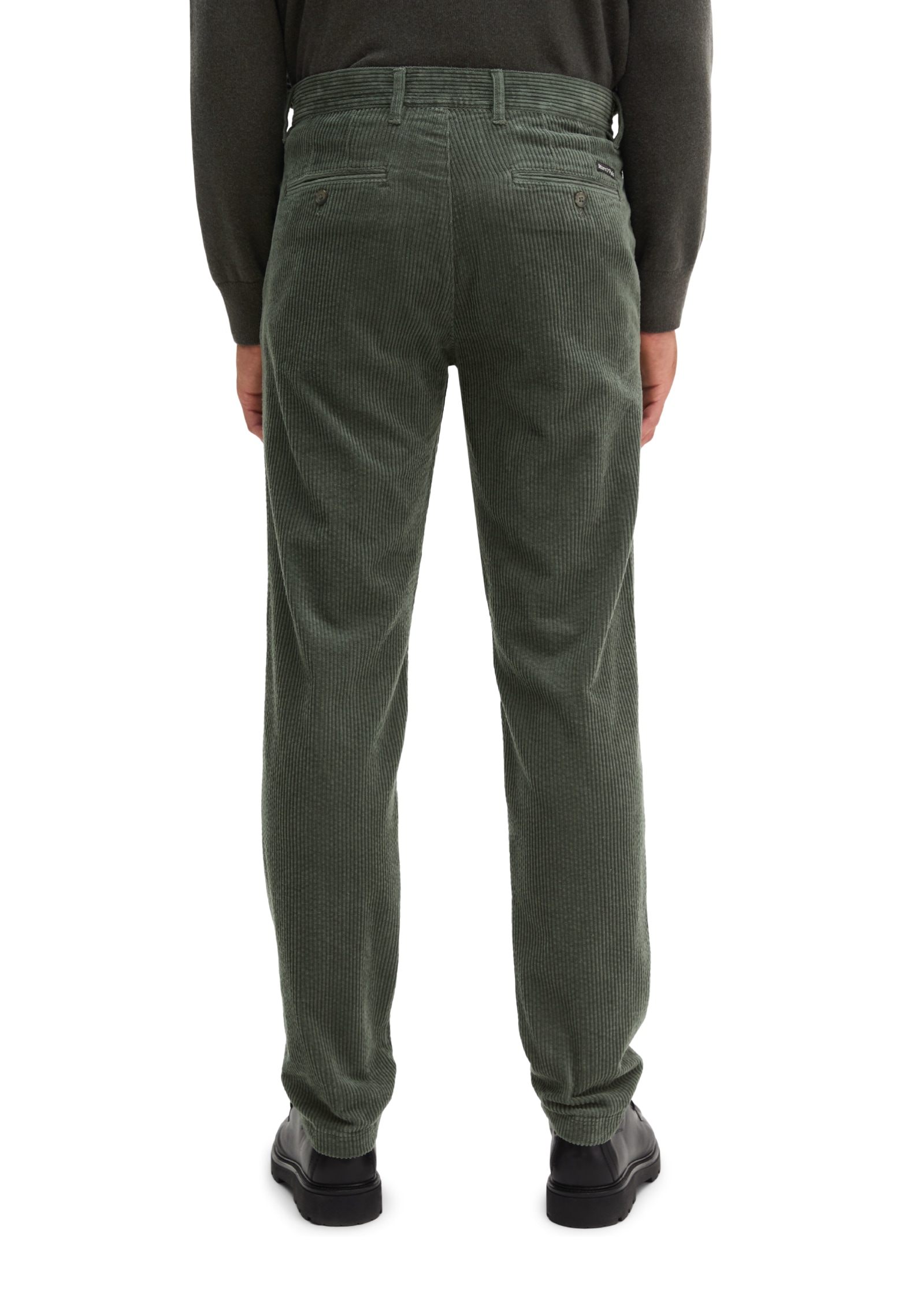 Marc O'Polo Cordhose »Model Osby pleats tapered aus reiner Bio-Baumwolle«