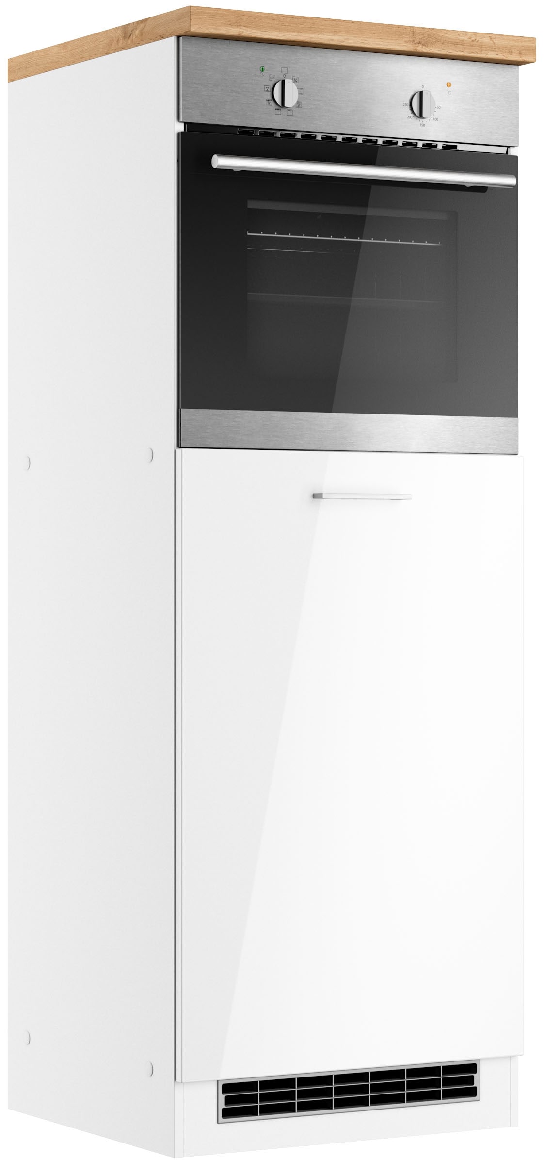 KOCHSTATION Backofenumbauschrank »KS-Milan« Ofenumbauschrank 60 cm, matte oder hochglänzende Fronten