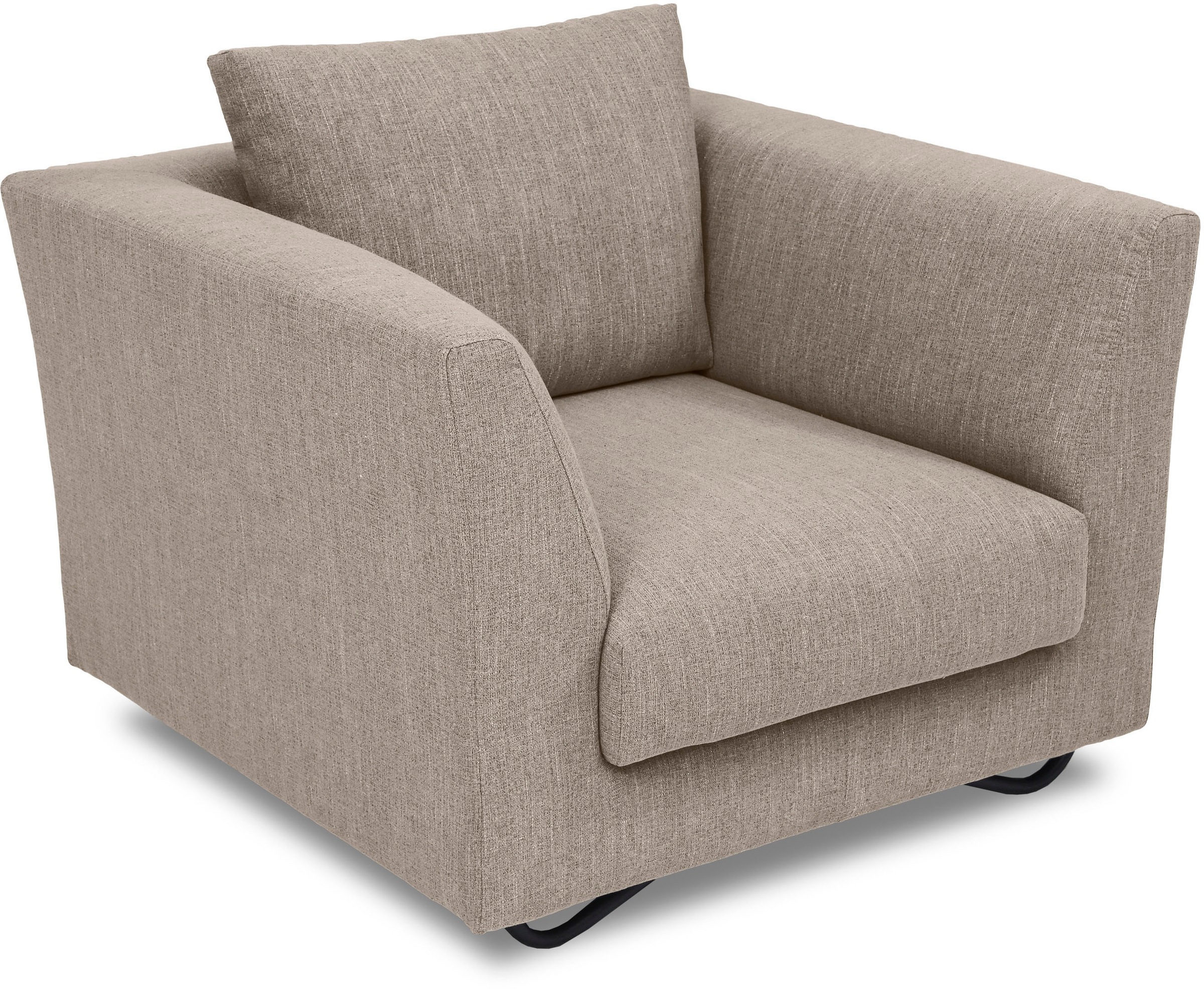 Alte Gerberei Sessel »Designsessel, Loungesessel im aufwendigen Design«, mit extravaganten Füße aus lackiertem Metall