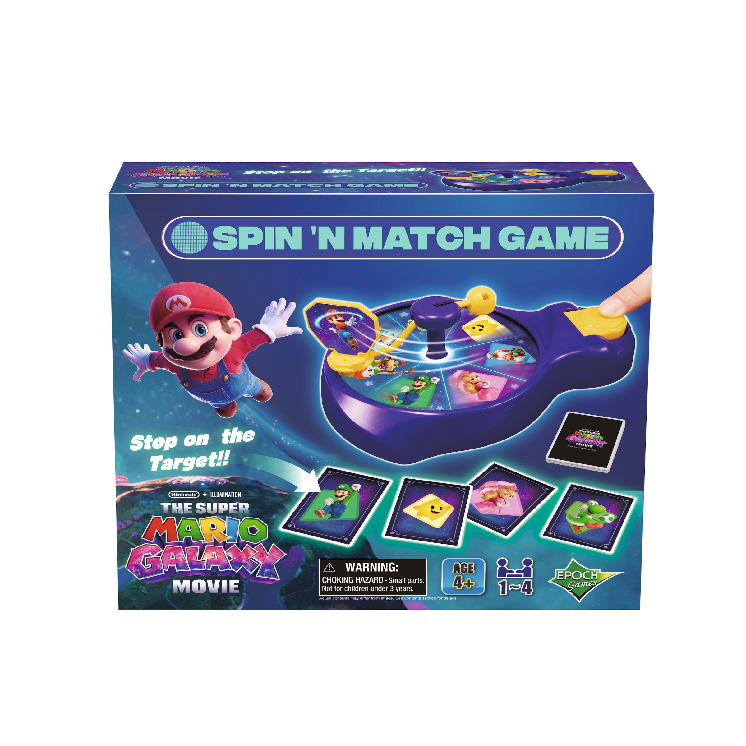 EPOCH Games Spiel »Super Mario™ Galaxy Movie Spin'n Match Game«