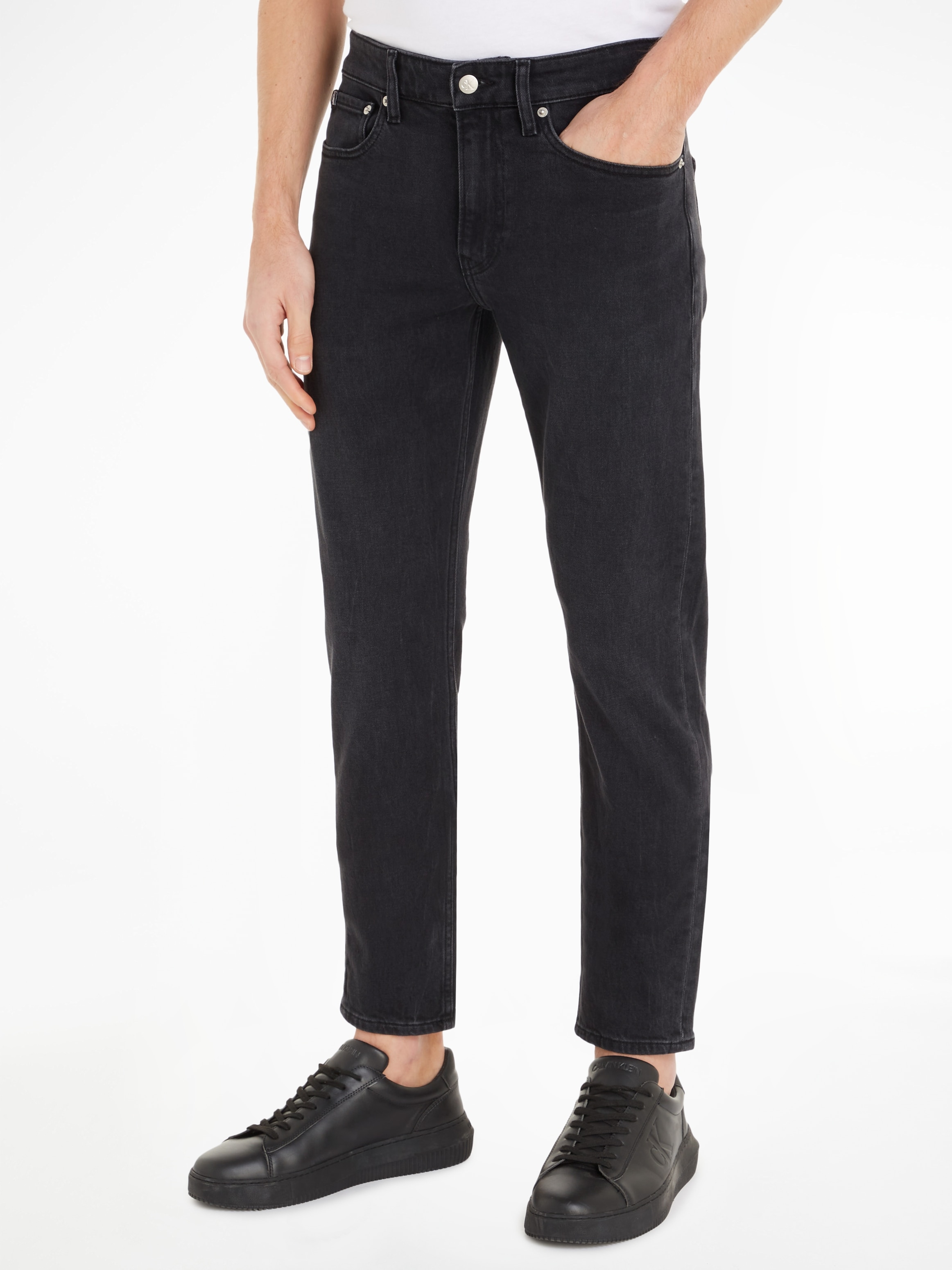 Calvin Klein Jeans Slim-fit-Jeans »SLIM TAPER«, mit Markenlabel