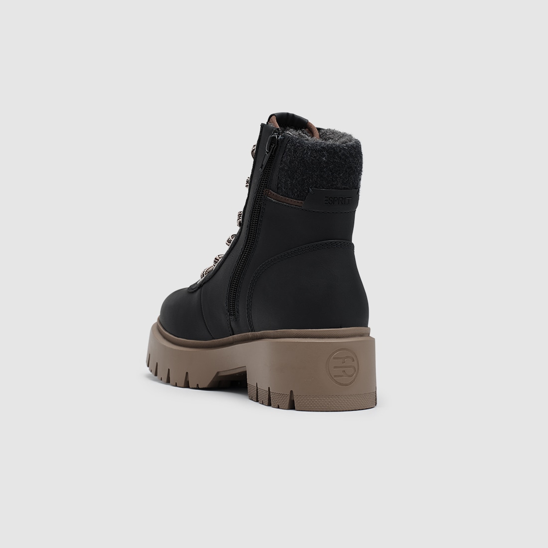 Esprit Schnürboots »MILLIE«  Schnürstiefelette mit kuscheligem Warmfutter und Profilsohle