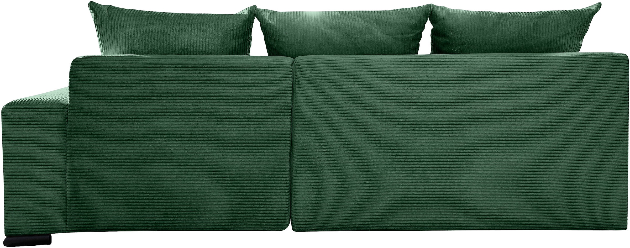 COLLECTION AB Ecksofa »Josy L-Form, B: 214 cm in Cord, Cord-Mix« mit Bettfunktion, Bettkasten & 2 Zierkissen, Federkern