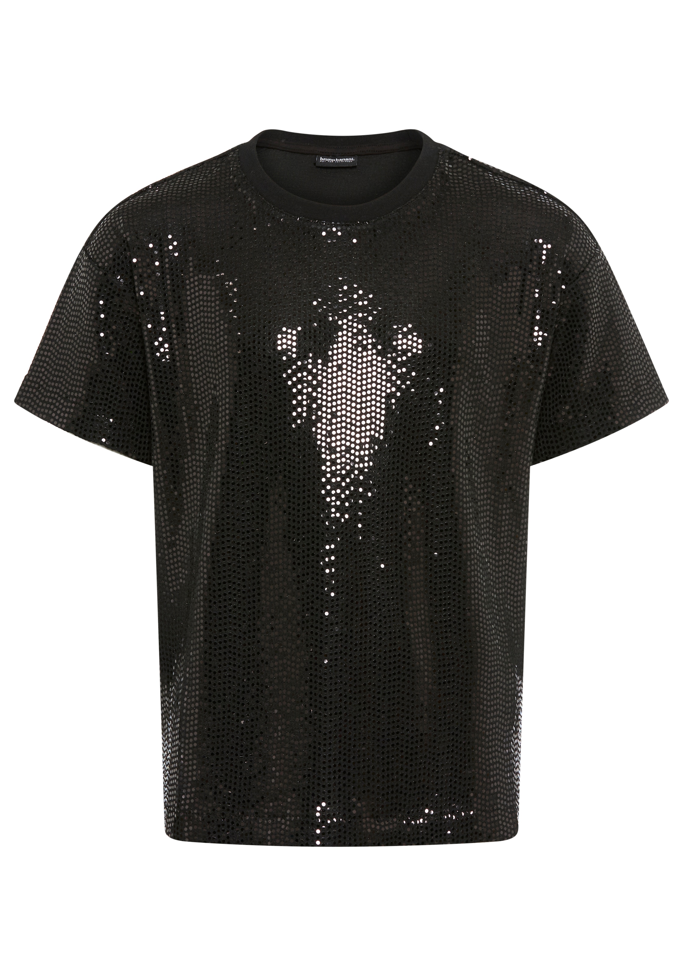 Bruno Banani T-Shirt »festliches Glitzershirt in Paillettenoptik, für Mädchen« Für TEENS, Shirt aus glitzernden Material