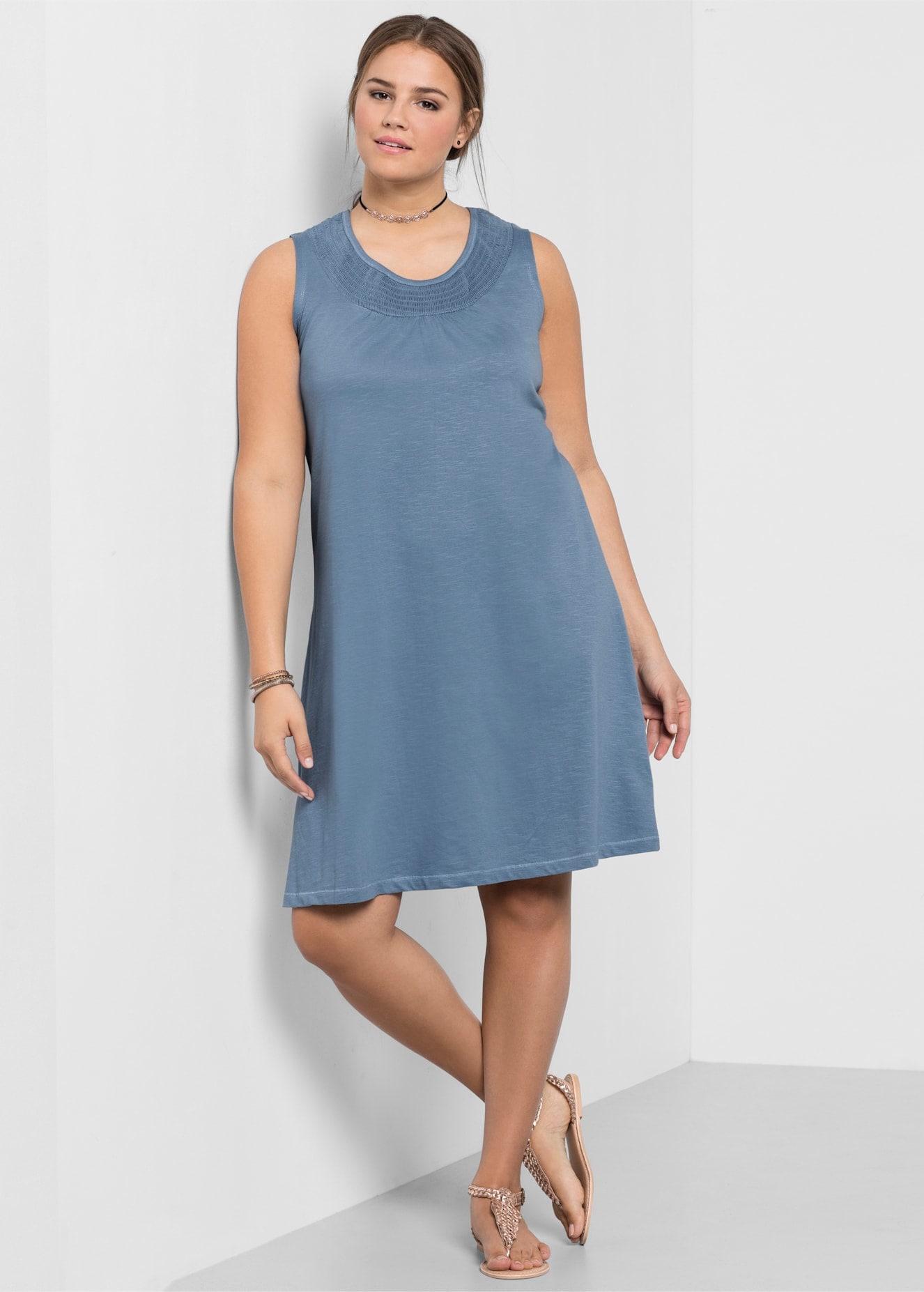 Sheego Jerseykleid »Jerseykleid«