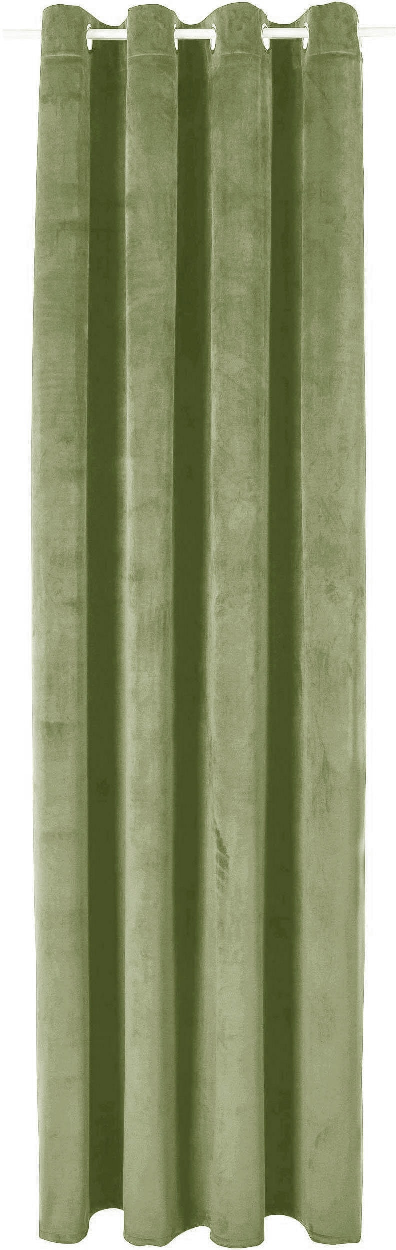 LeGer Home by Lena Gercke Vorhang »Samt Ladina« Ösen 1 Stk. tlg. blickdichter Vorhang, Samt Vorhang
