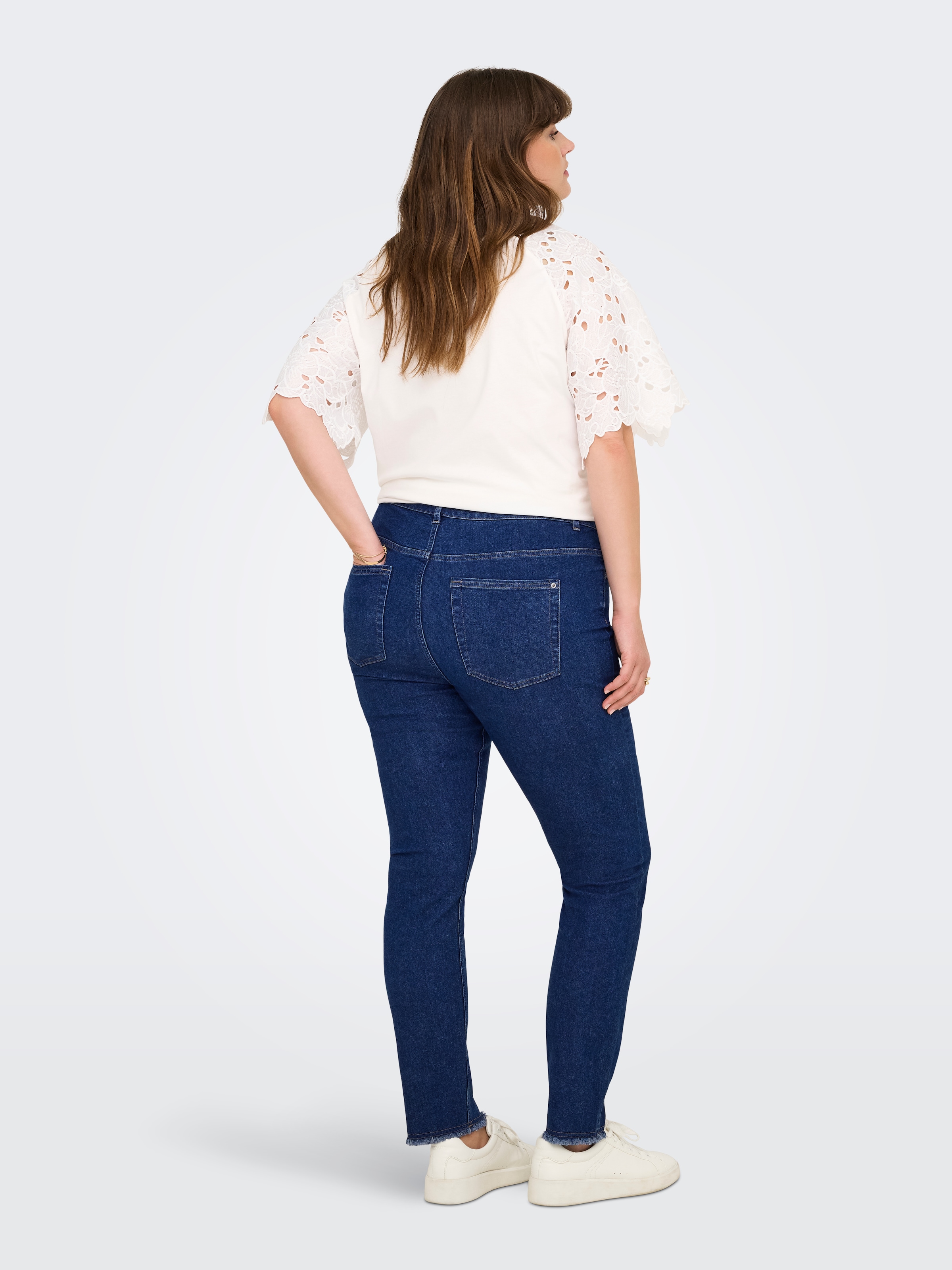ONLY CARMAKOMA Skinny-fit-Jeans »CARHUSH MID SKINNY ANK RW DNM AKM187«