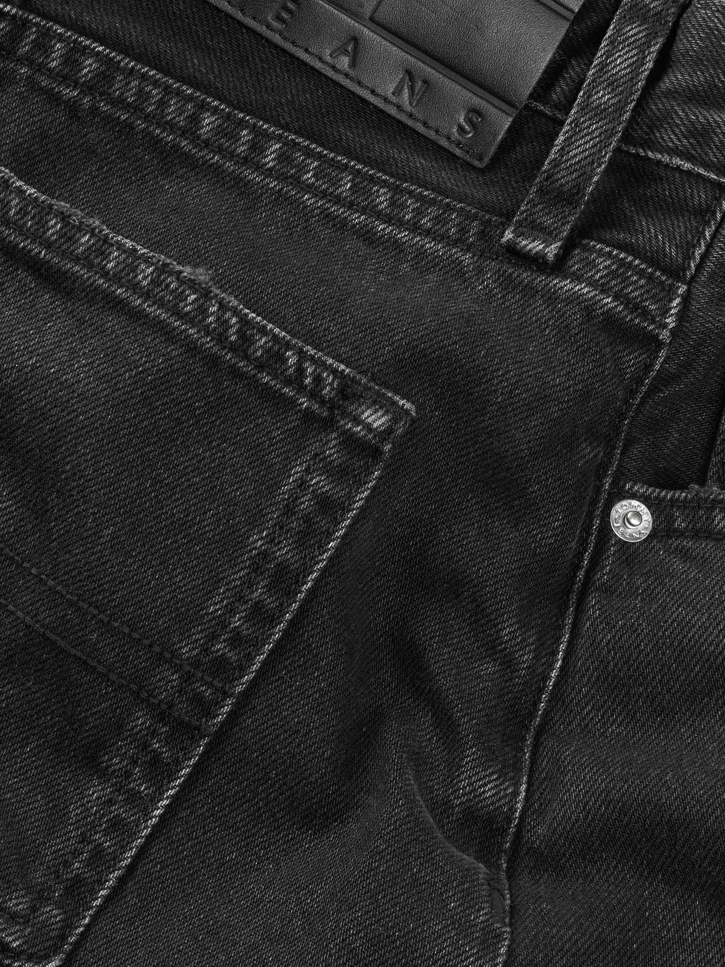 Tommy Jeans Jeansrock »MOM SKIRT BI8080«, in schwarzer Waschung, in Mini-Länge