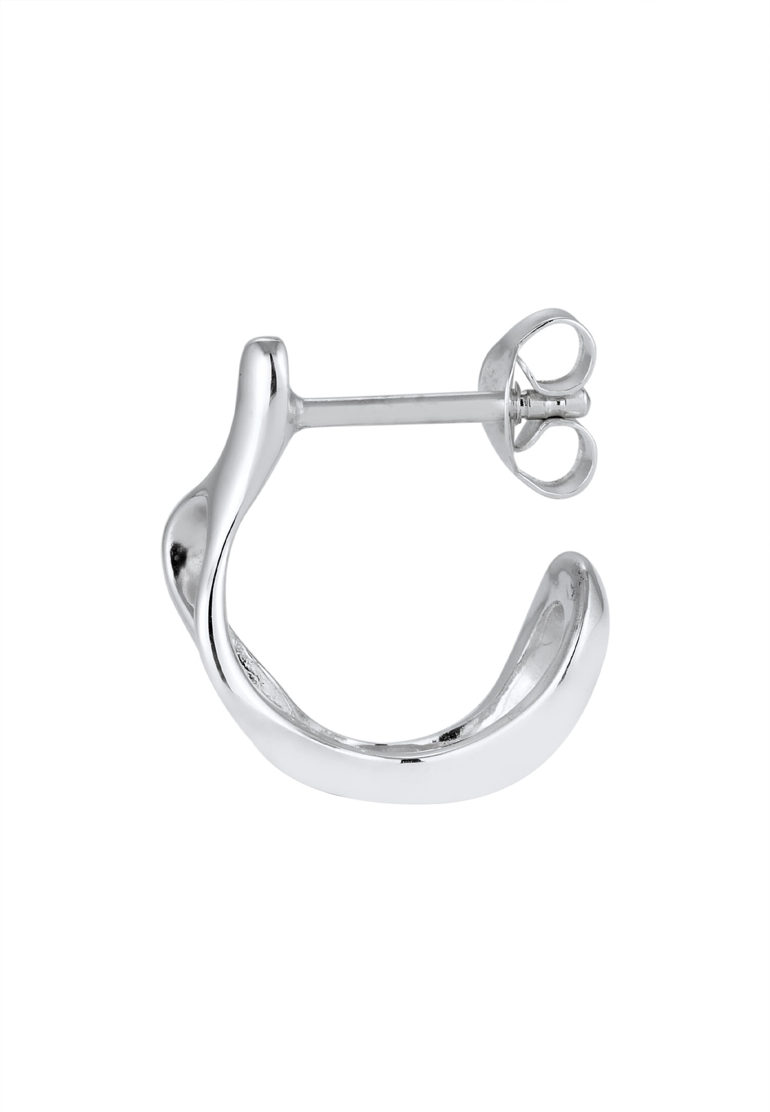 Kuzzoi Paar Creolen »Ohrringe Ohrstecker Single Creole 925 Sterling Silber«