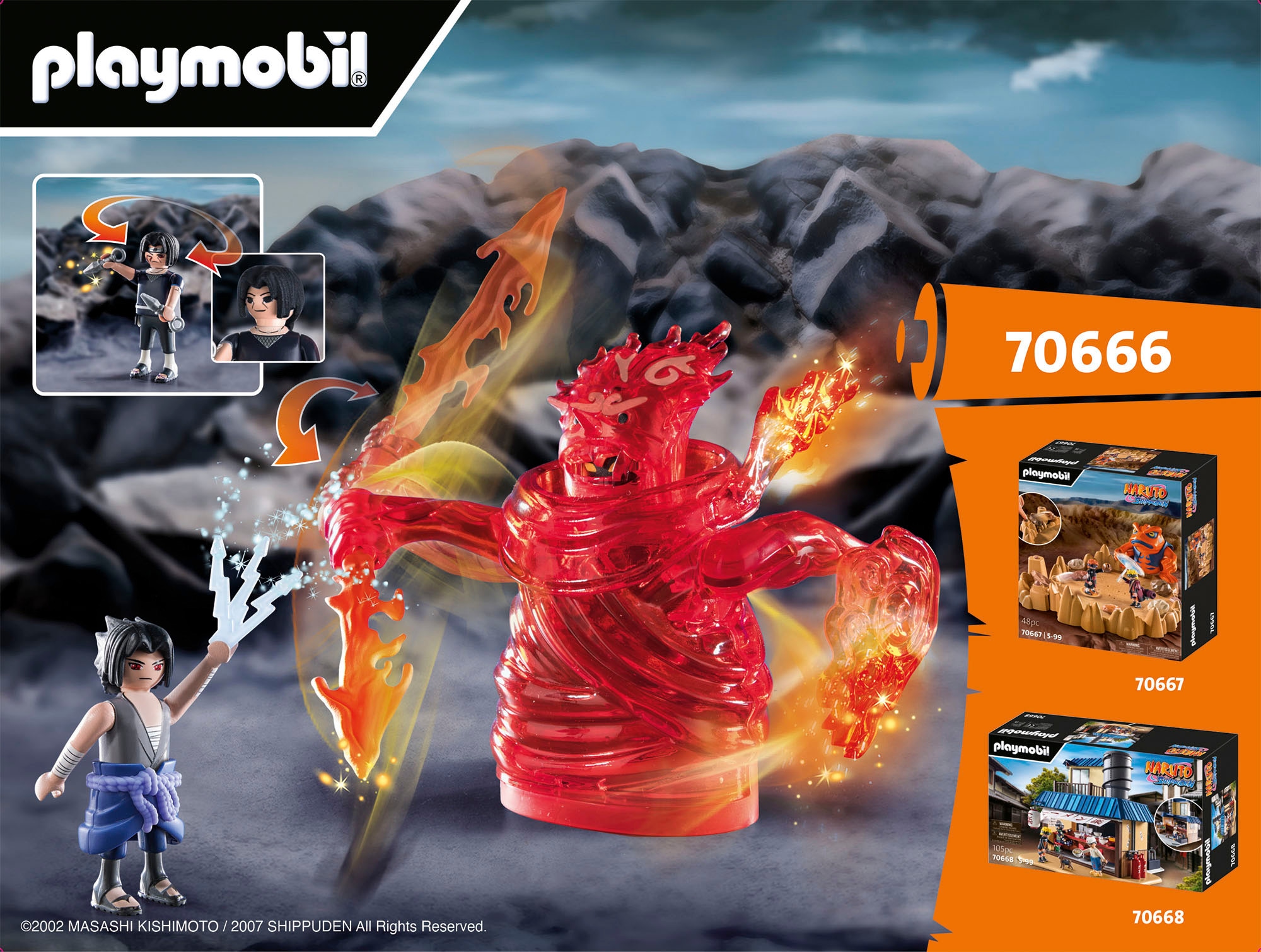 Playmobil® Konstruktions-Spielset »Sasuke vs. Itachi (70666), Naruto«, (37 St.)
