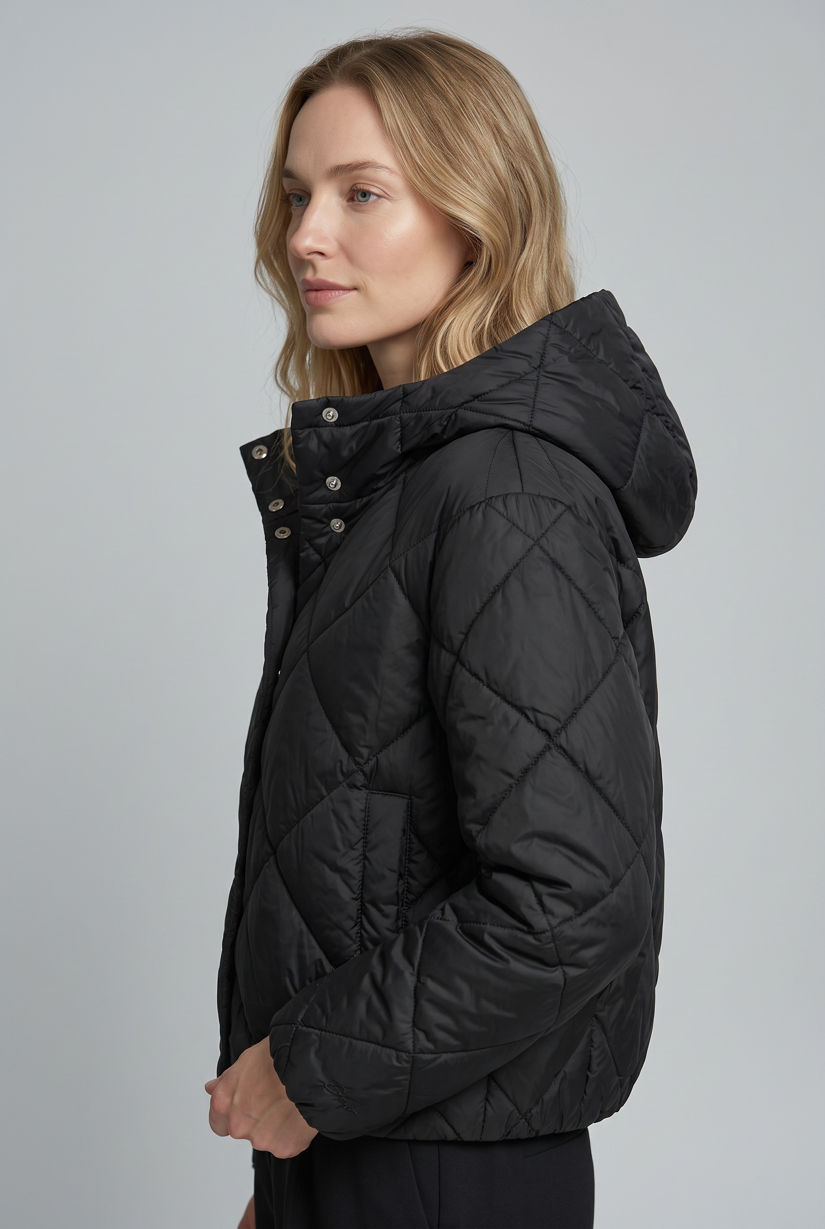 BOSS ORANGE Steppjacke »Pikona Premium Damenmode« mit Kapuze mit Kapuze, Regular Fit