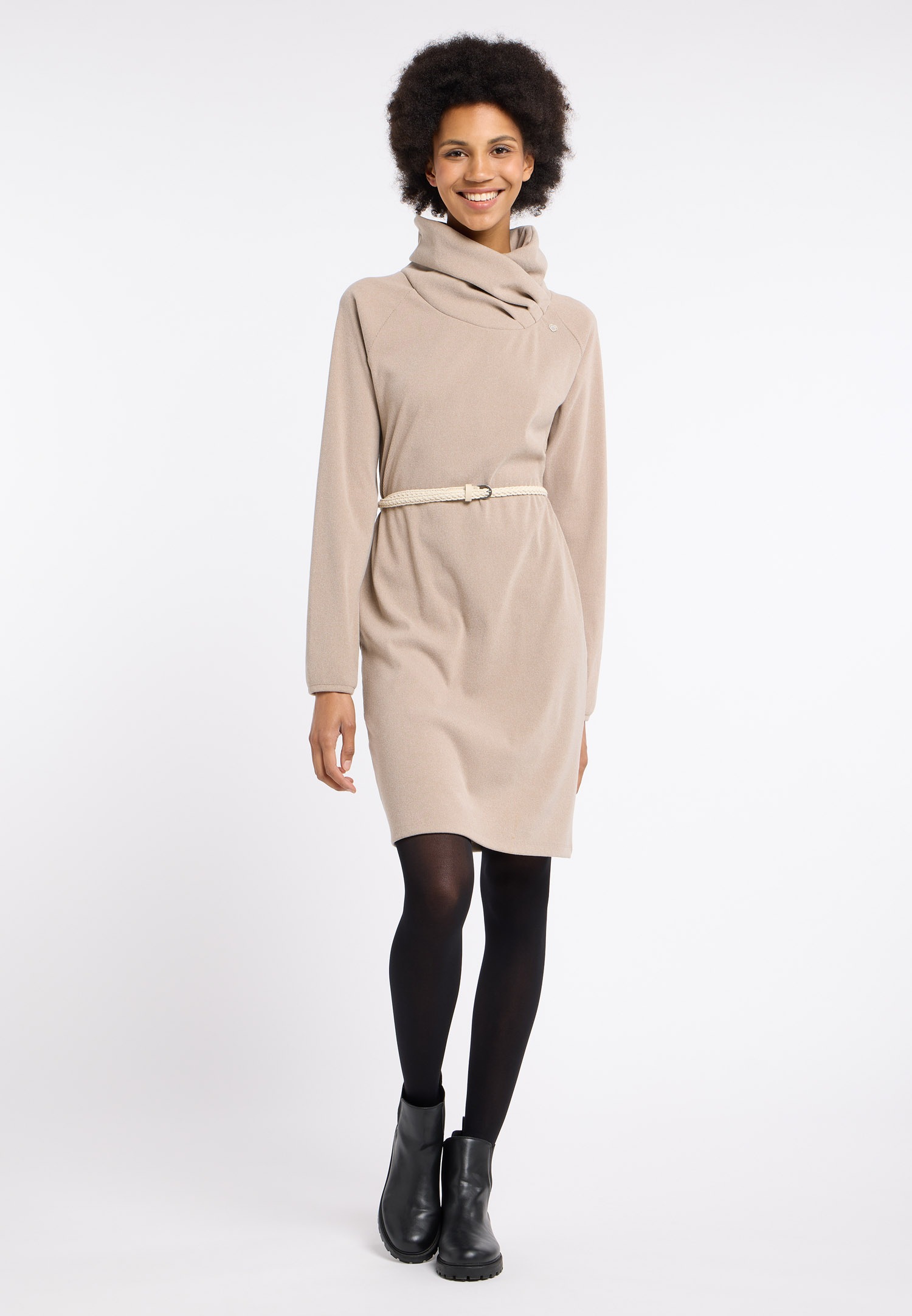 Ragwear Minikleid »BELLITA«, in Samt Optik