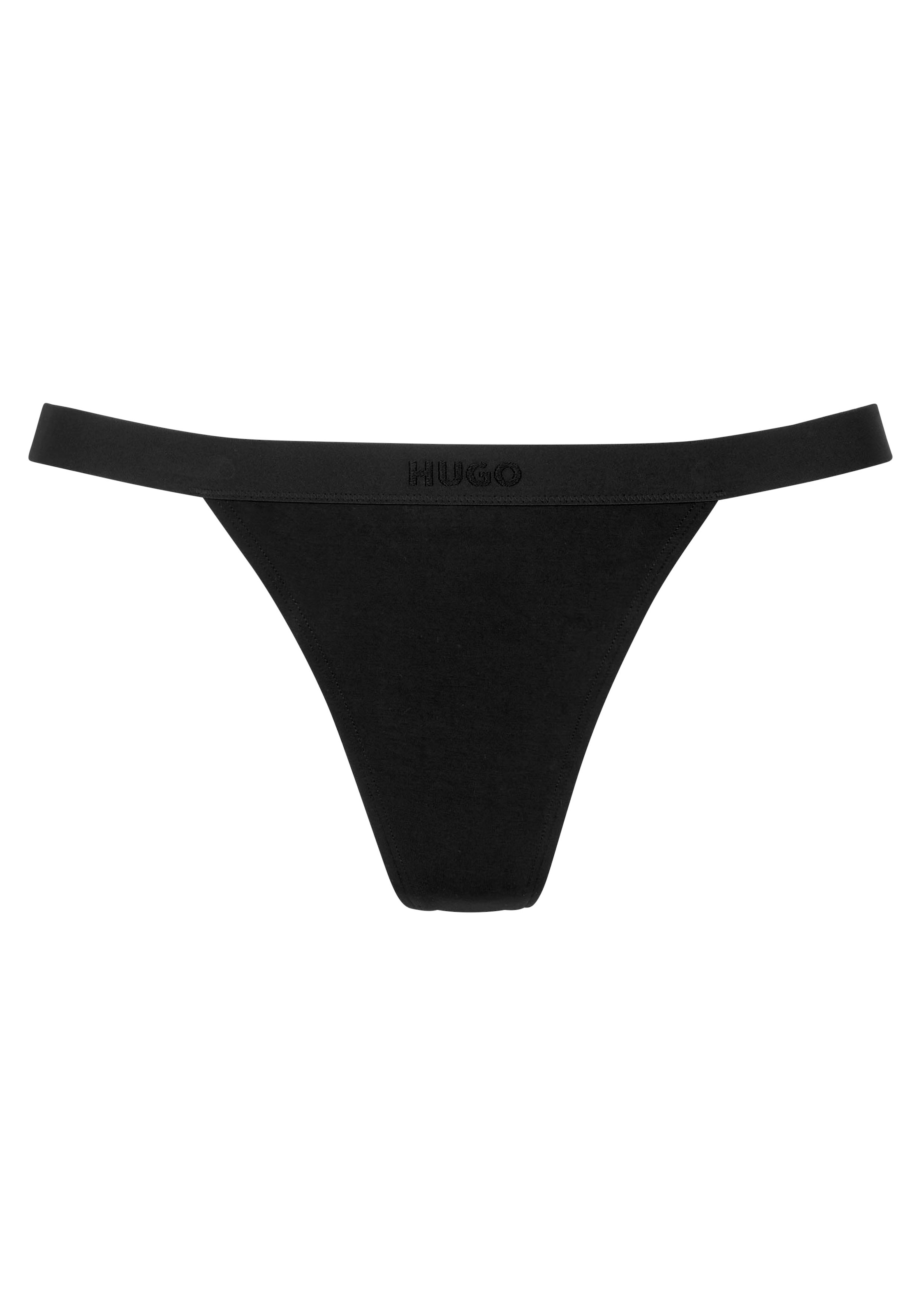 HUGO Underwear String »TRIPLET STRING PURE«, (Packung, 3 St., 3er-Pack), mit schmalem Bund
