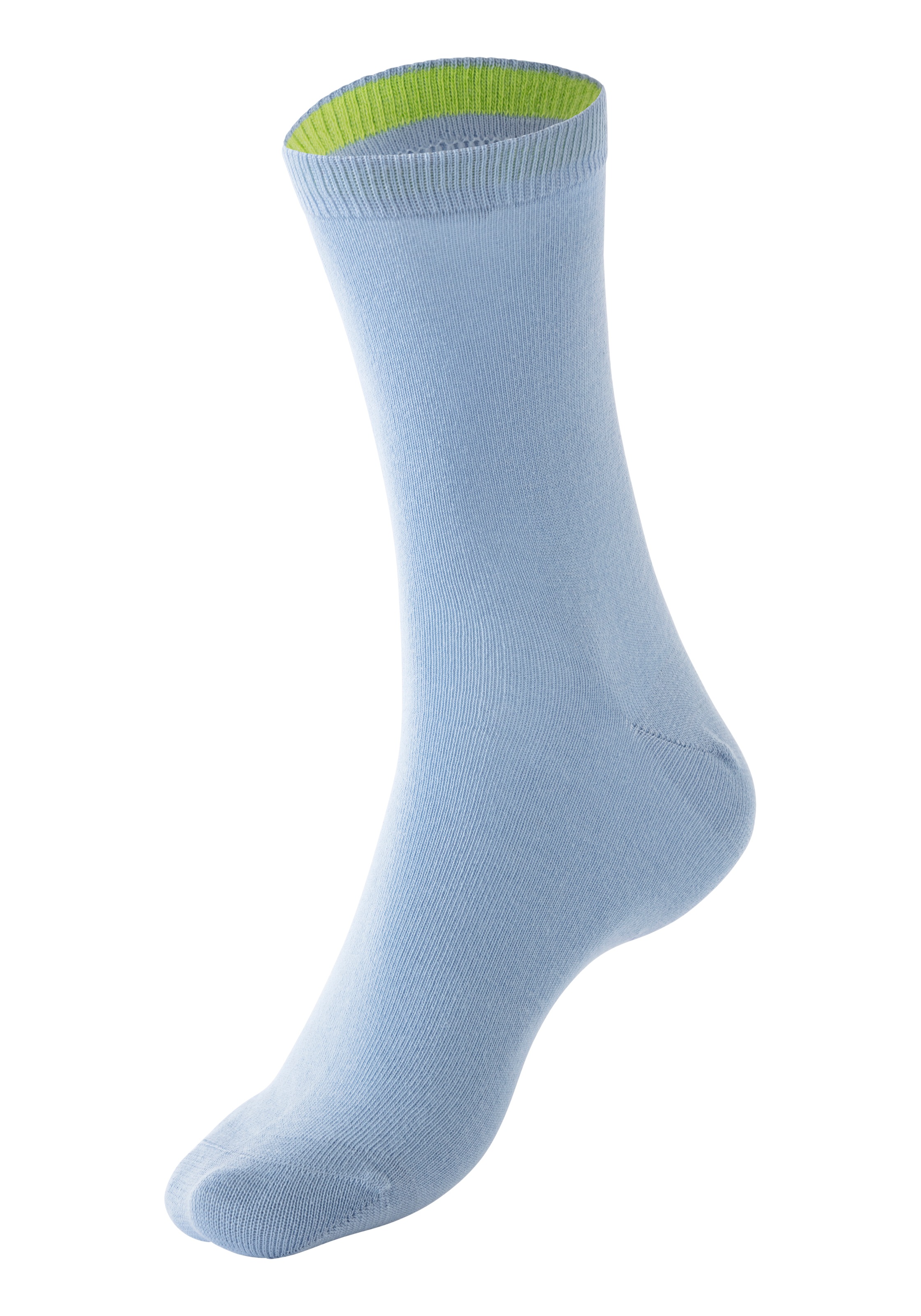 Bench. Socken, (Dose, 4 Paar), mit farbigen Innenbündchen, sortiert in edler Geschenkdose