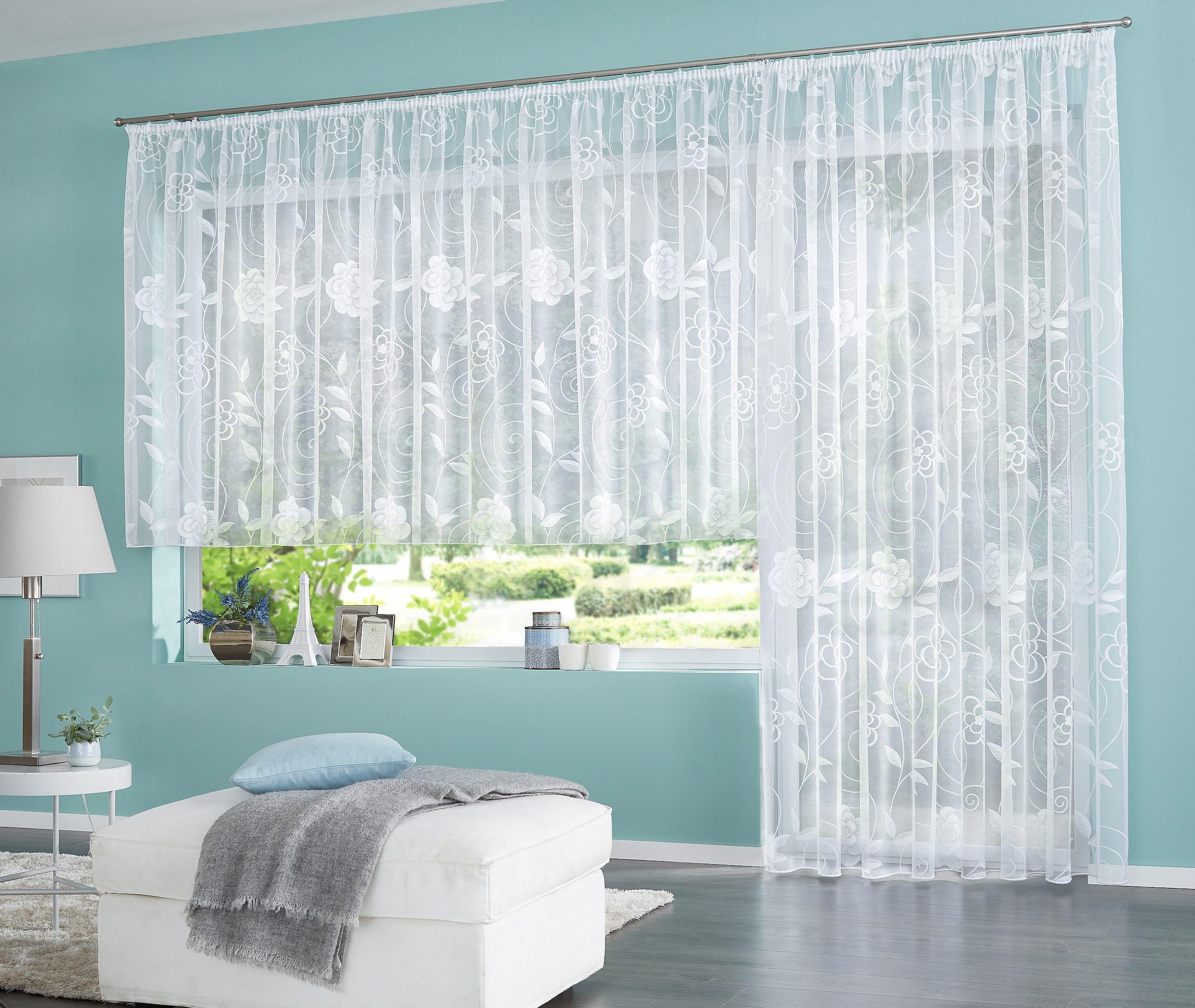 »Maddy«, Store, transparent Gardine home my Fertiggardine, Vorhang, (1 St.),