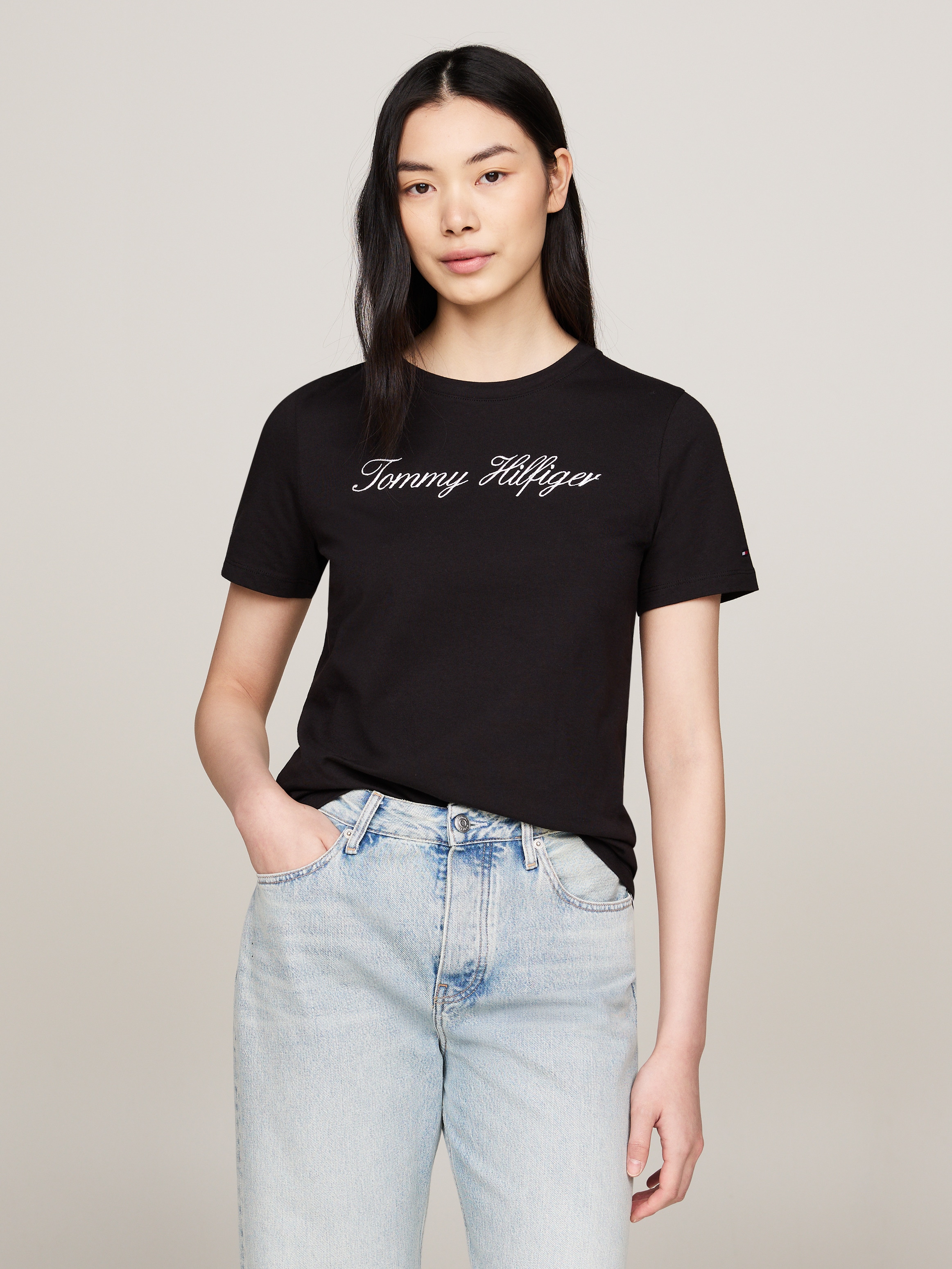 Tommy Hilfiger T-Shirt »NOS SCRIPT REGULAR C-NK SS«