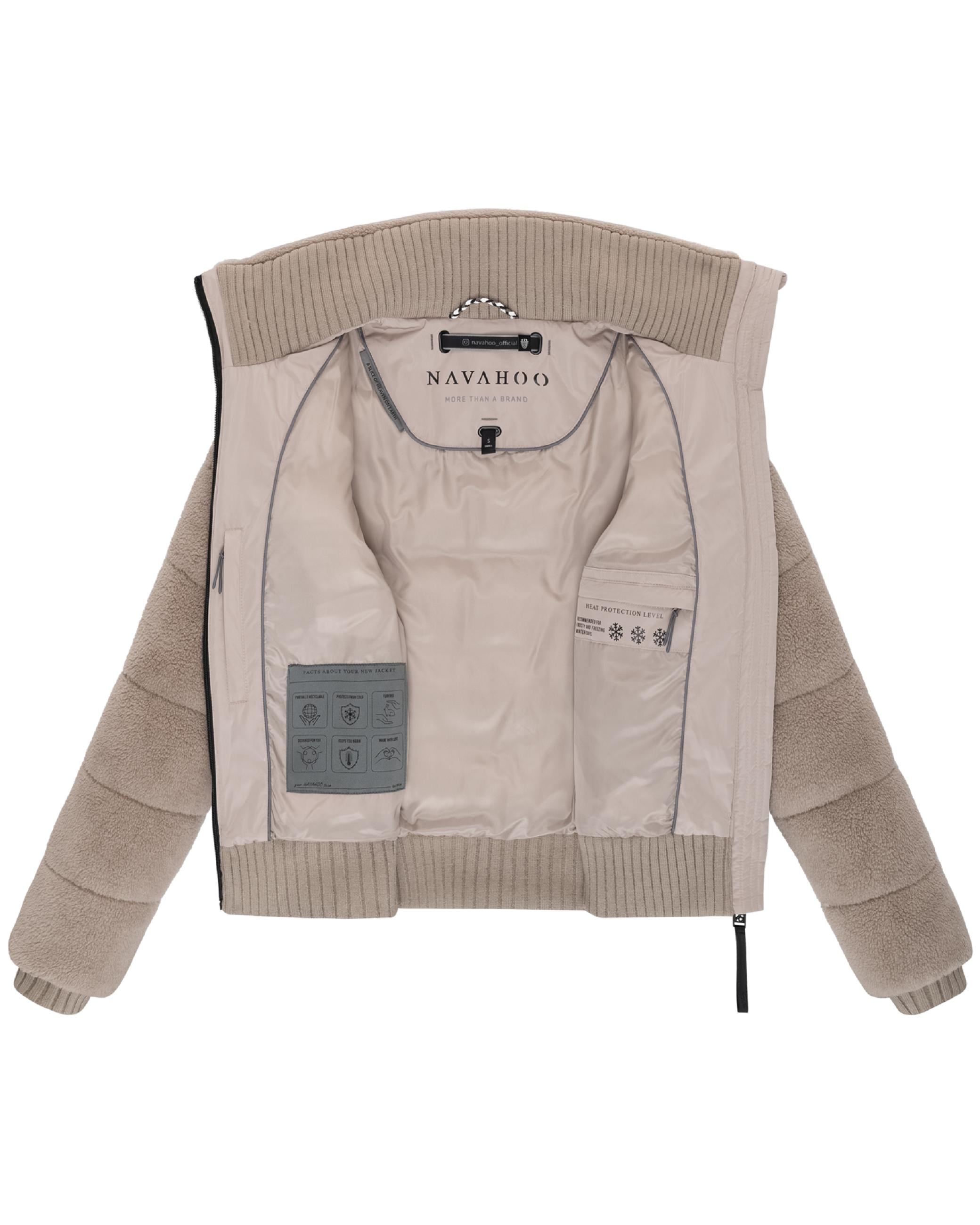 Navahoo Plüschjacke »Plüschjacke Schneepuder 14«