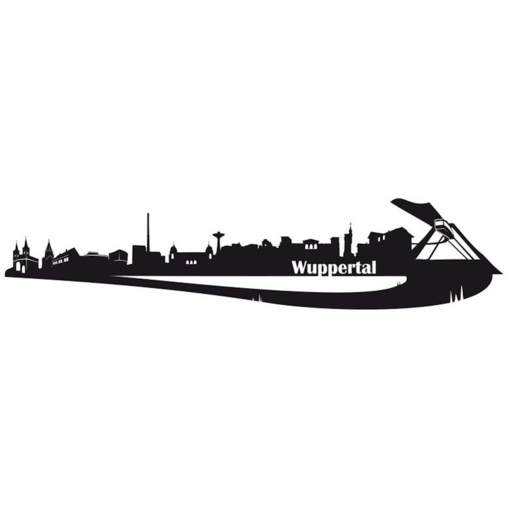 Wall-Art Wandtattoo »Stadt Skyline Wuppertal 100cm«, (1 St.)