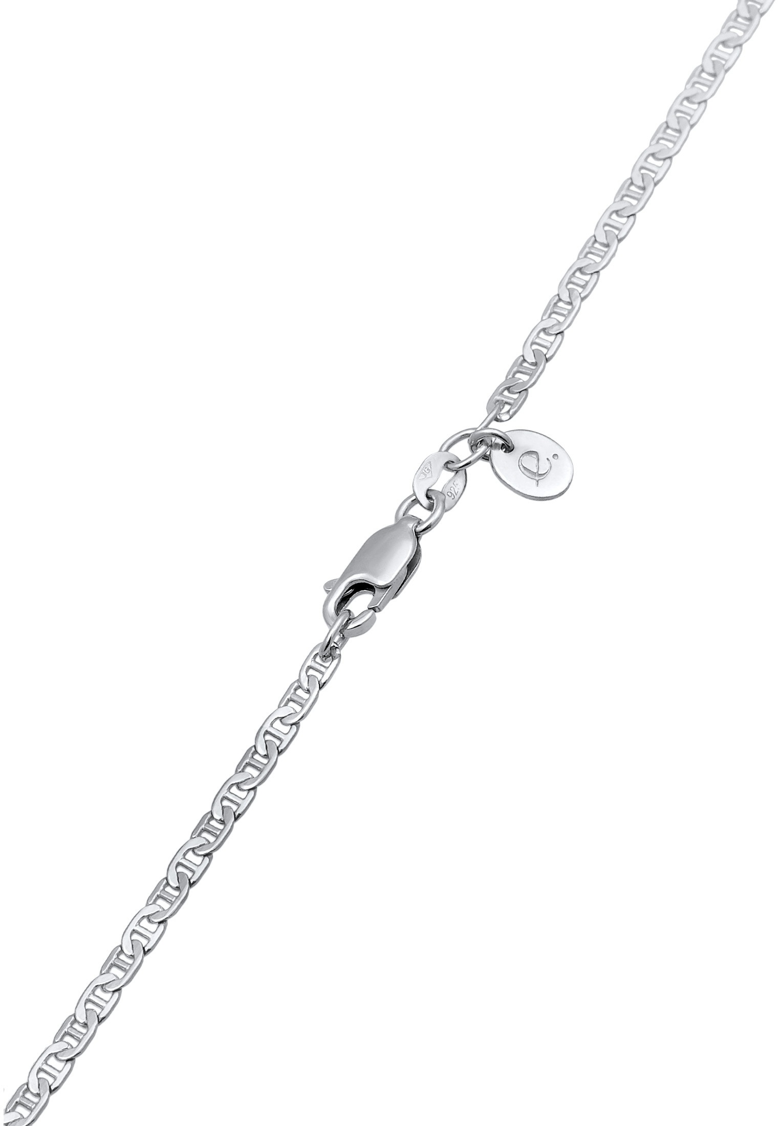 Elli Premium Kette ohne Anhänger »Halskette Stäbchenpanzerkette Modisch 925 Silber rhodiniert«