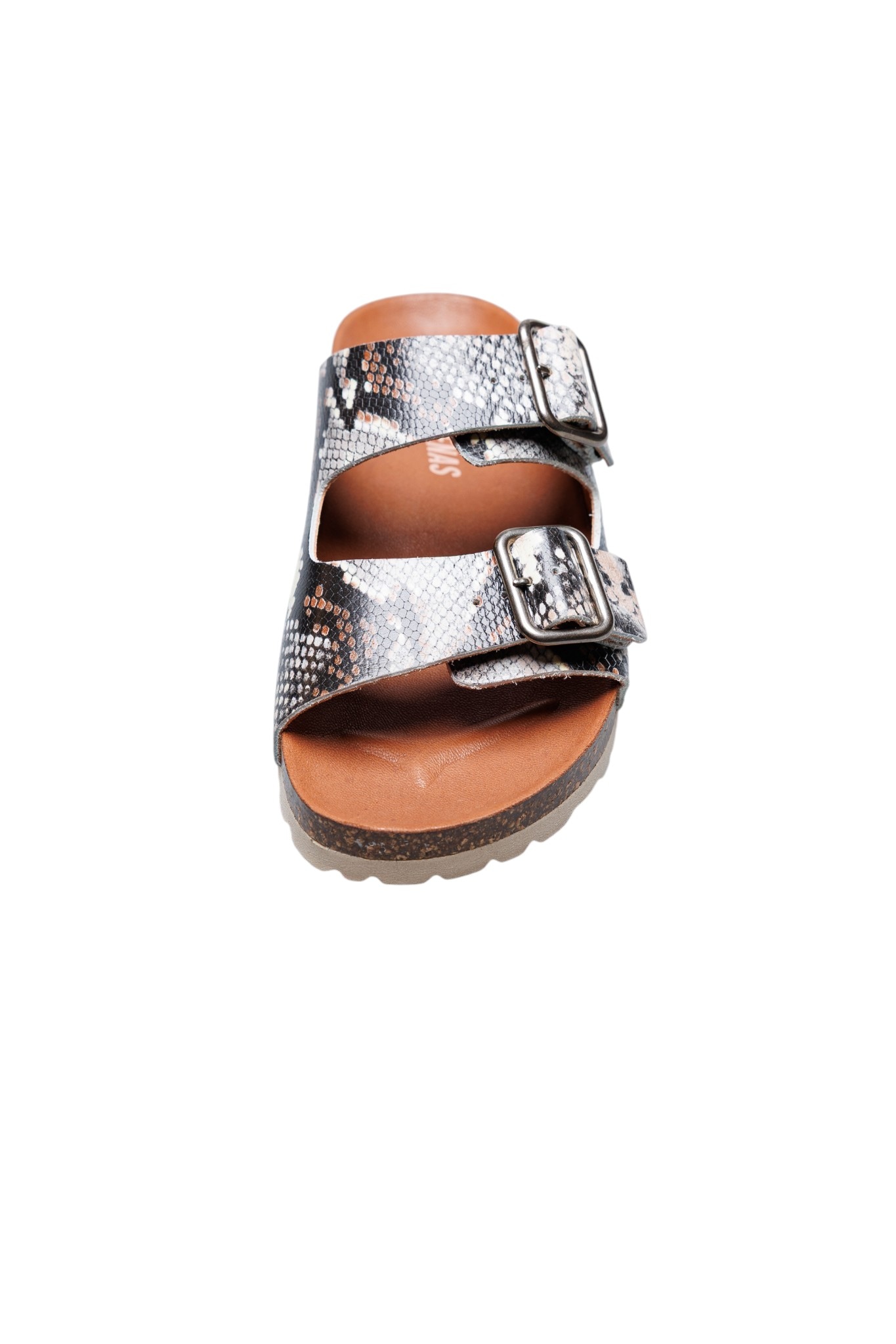 VERBENAS Pantolette  Sommerschuh, Hausschuh, Strandschuh in Reptil-Optik