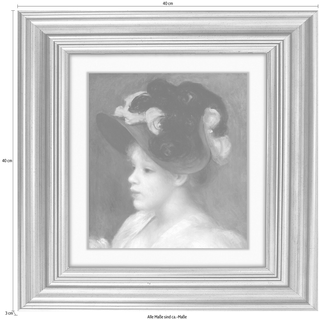 queence Acrylglasbild »Frau III«