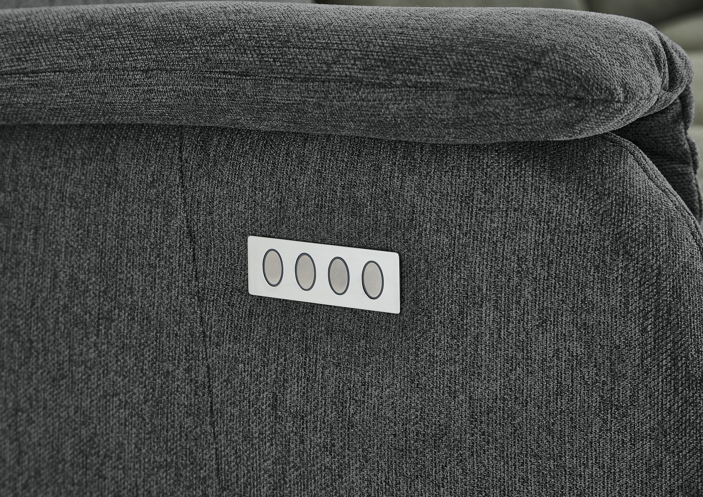 Home affaire 3-Sitzer »Turin Sofa mit elektrischer Relaxfunktion, Breite 226 cm« inkl. Tisch, USB & Steckdose, Federkern & pflegeleichtem Bezug