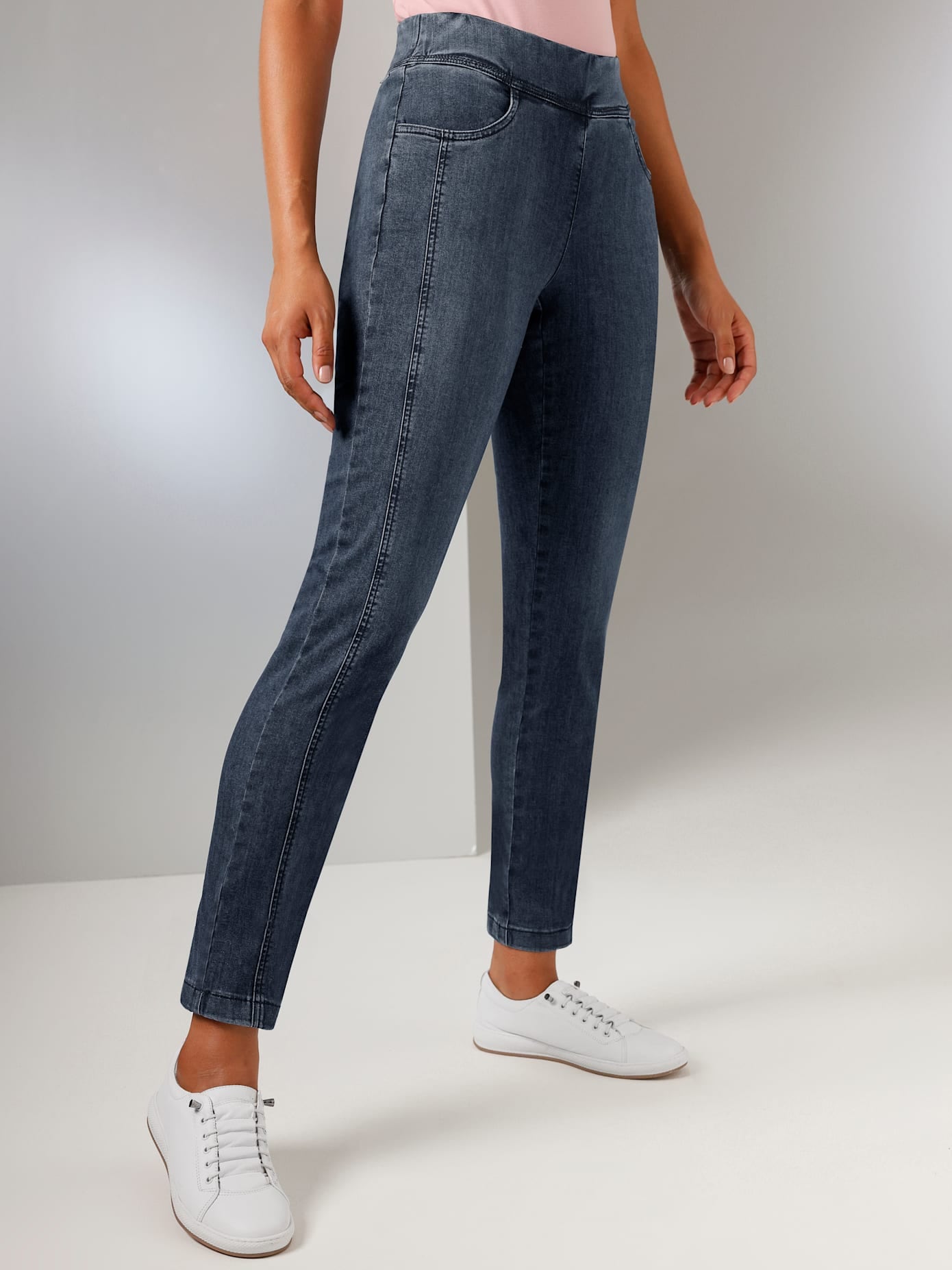 Schlupfjeans, (1 tlg.)