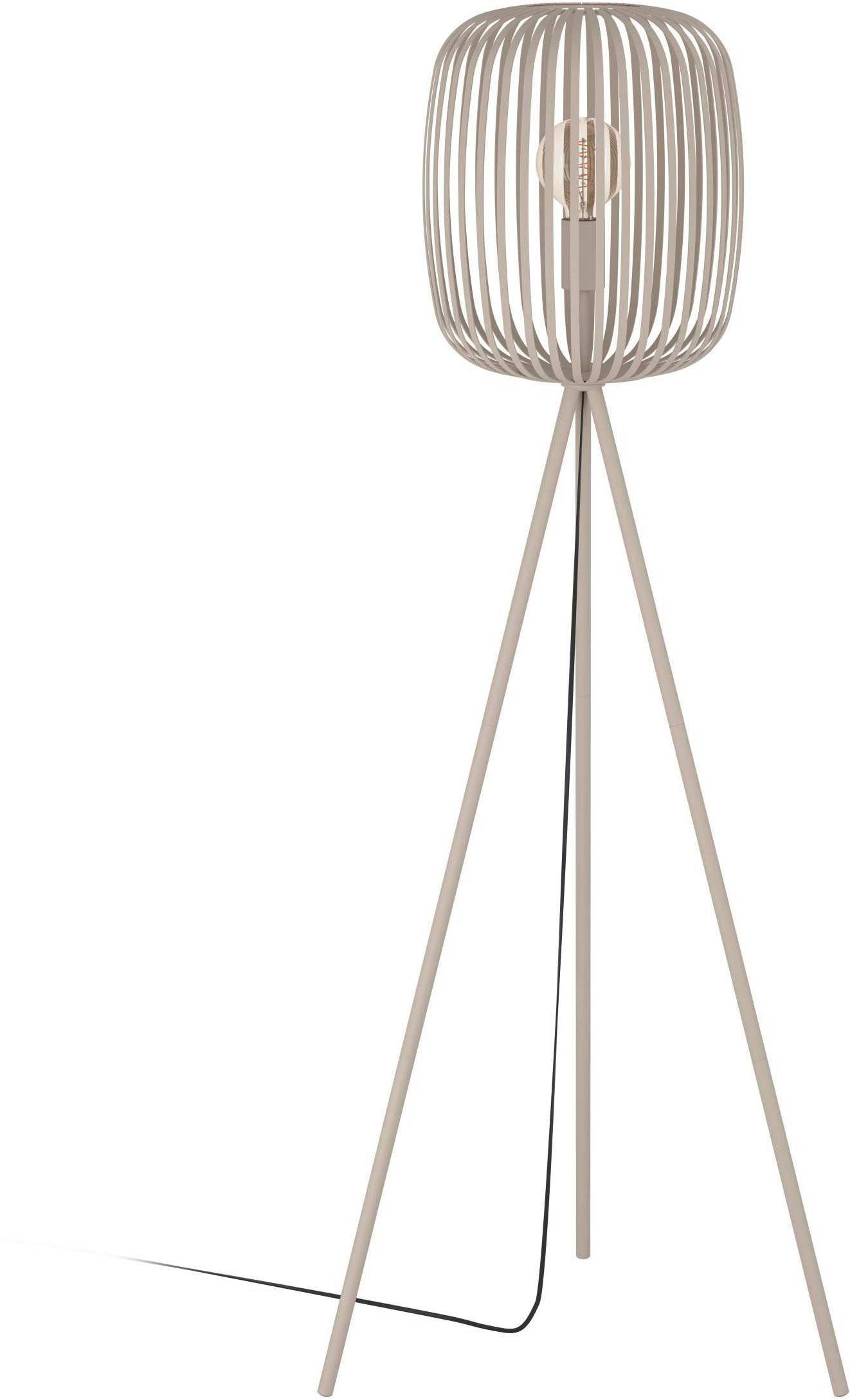 EGLO Stehlampe »Stehleuchte ROMAZZINA, exkl. E27, Stahl, Stehlampe« E27 Stativ Standleuchte, Dreibein, 140,5x32,5cm, Wohnzimmerlampe