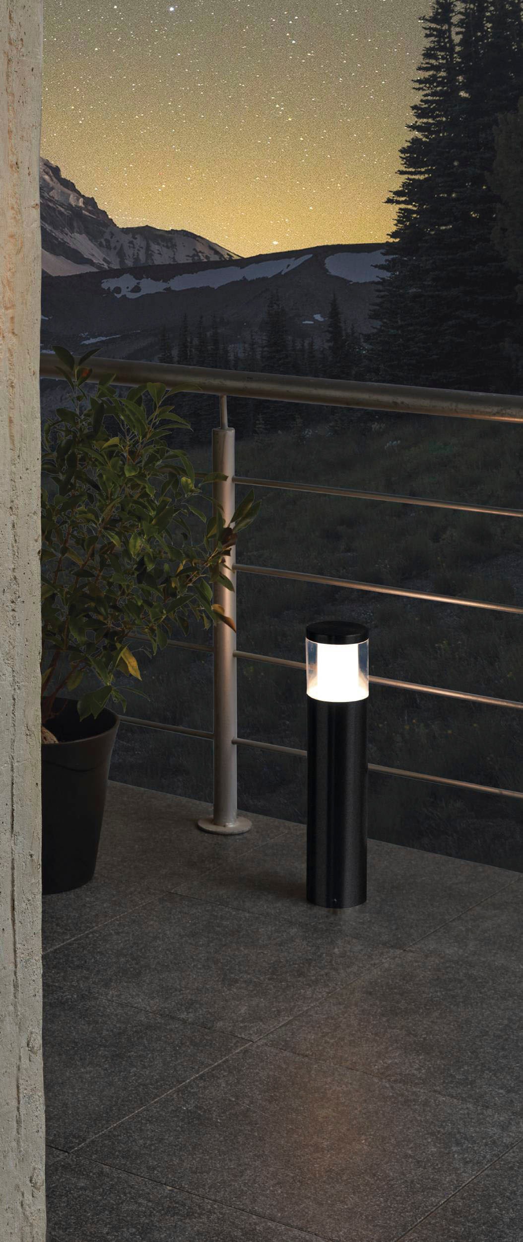 Stehlampe 1X9W mit 3 - Jahren Garantie XXL schwarz in Stehleuchte Edelstahl EGLO | aus »BASALGO-Z«, kaufen inkl. E27 online -