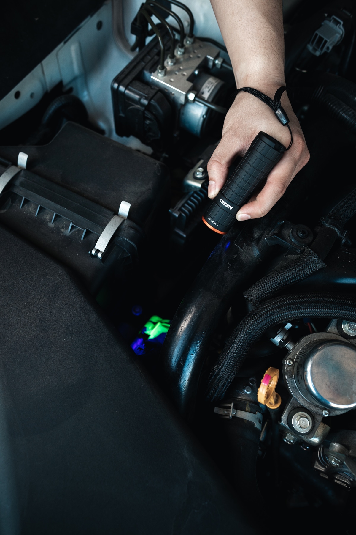 NEBO LED Taschenlampe »TORCHY UV«, Clip und Trageschlaufe