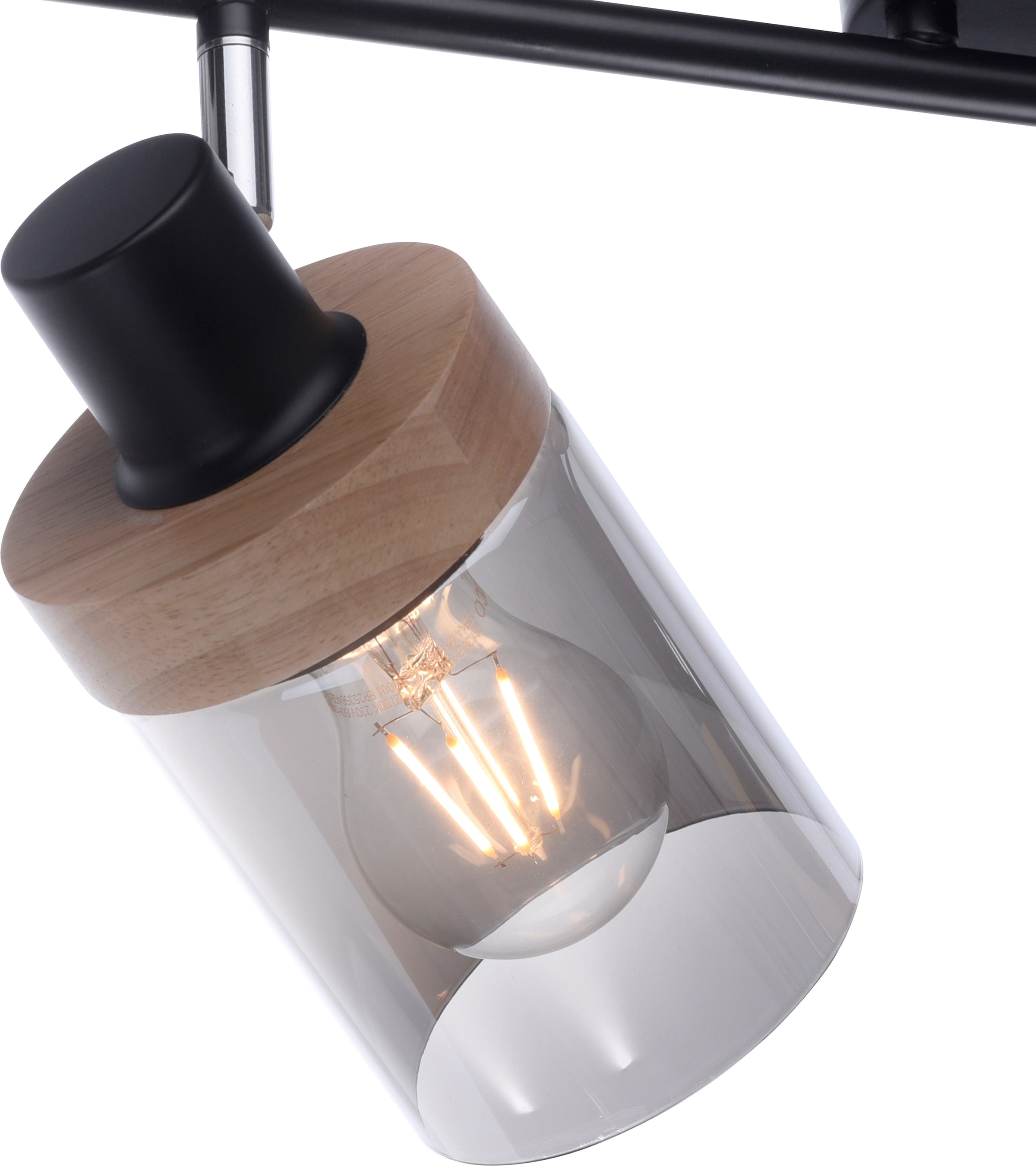 Home affaire Deckenleuchte »Tendon«, Garantie drehbar, 2 geeignet | Wandlampe, online XXL Leuchtmittel Glas, mit schwenkbar E27 kaufen flammig-flammig, Jahren - 3 für