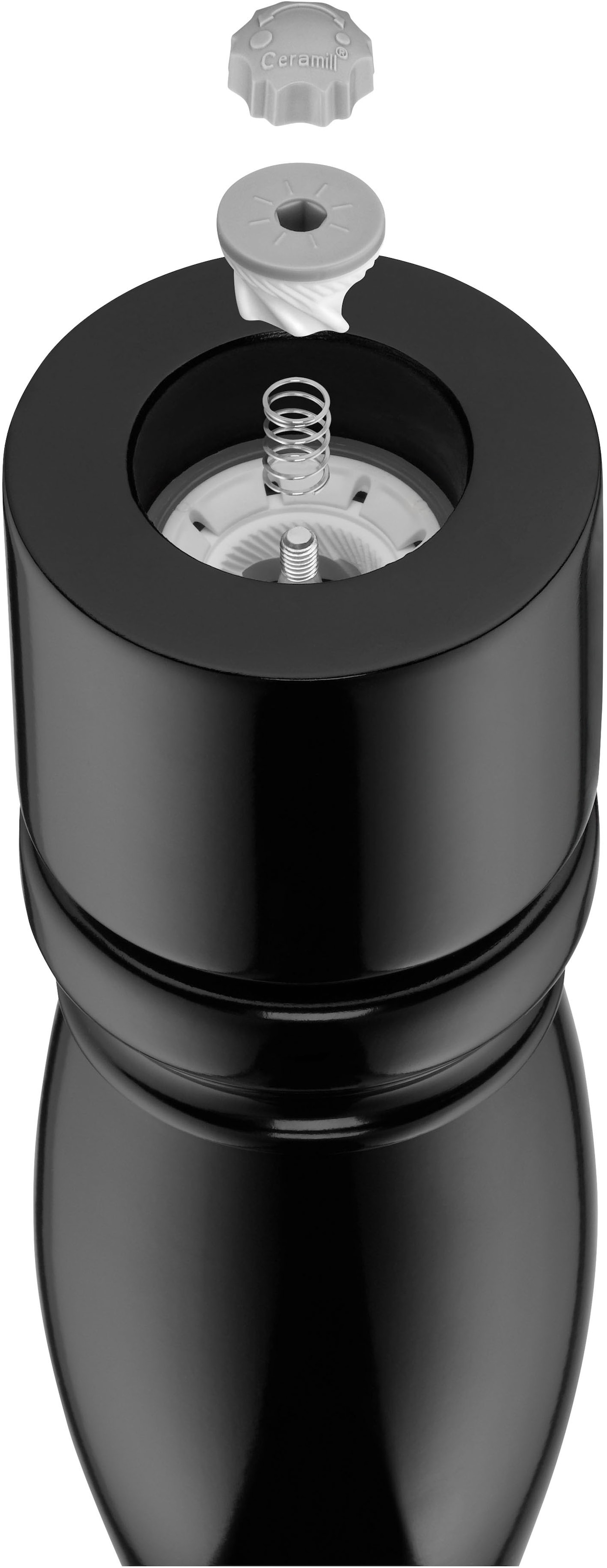 WMF Salz-/Pfeffermühle »WMF« Keramikmahlwerk, einstellbare Mahlstärke, Birkenholz-Gehäuse, 40 cm