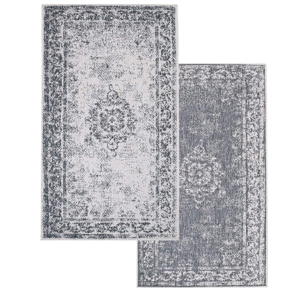 Carpet City Outdoorteppich »DUO RUG 5577«, rechteckig, 5 mm Höhe, Wendeteppich Wetterfest In- & Outdoor, Balkon, Terrasse, Wohnzimmer