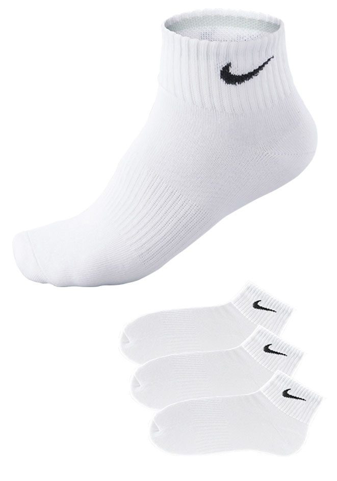 Nike Kurzsocken, (3 Paar), mit weichem Frottee