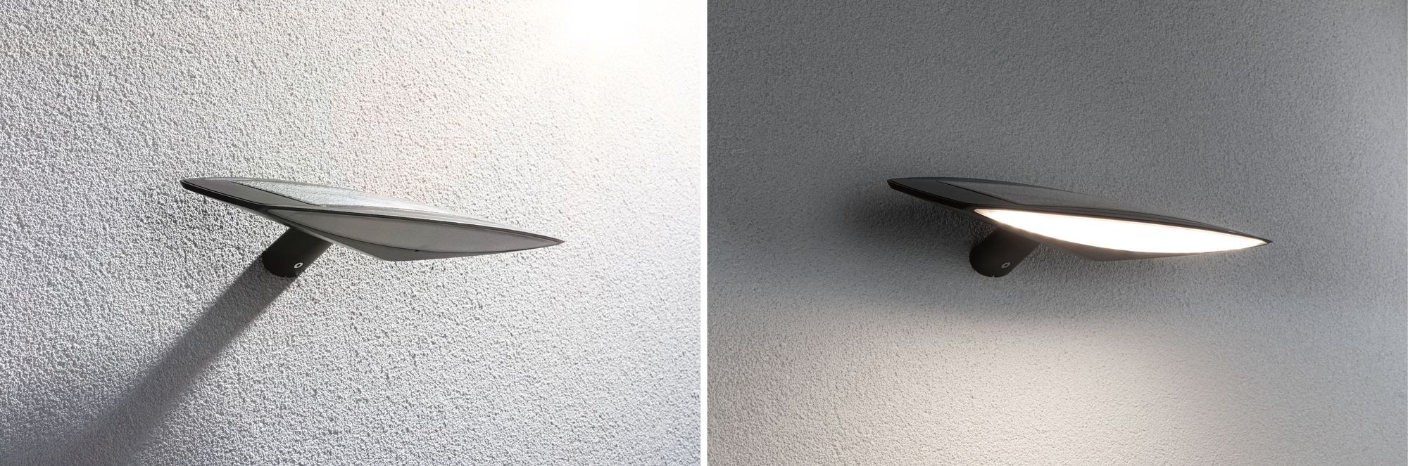 Paulmann Außen-Wandleuchte »Kiran«, 1 flammig, Leuchtmittel LED-Modul | LED fest integriert, LED-Modul, IP44 280lm Warmweiß mit Bewegungsmelder