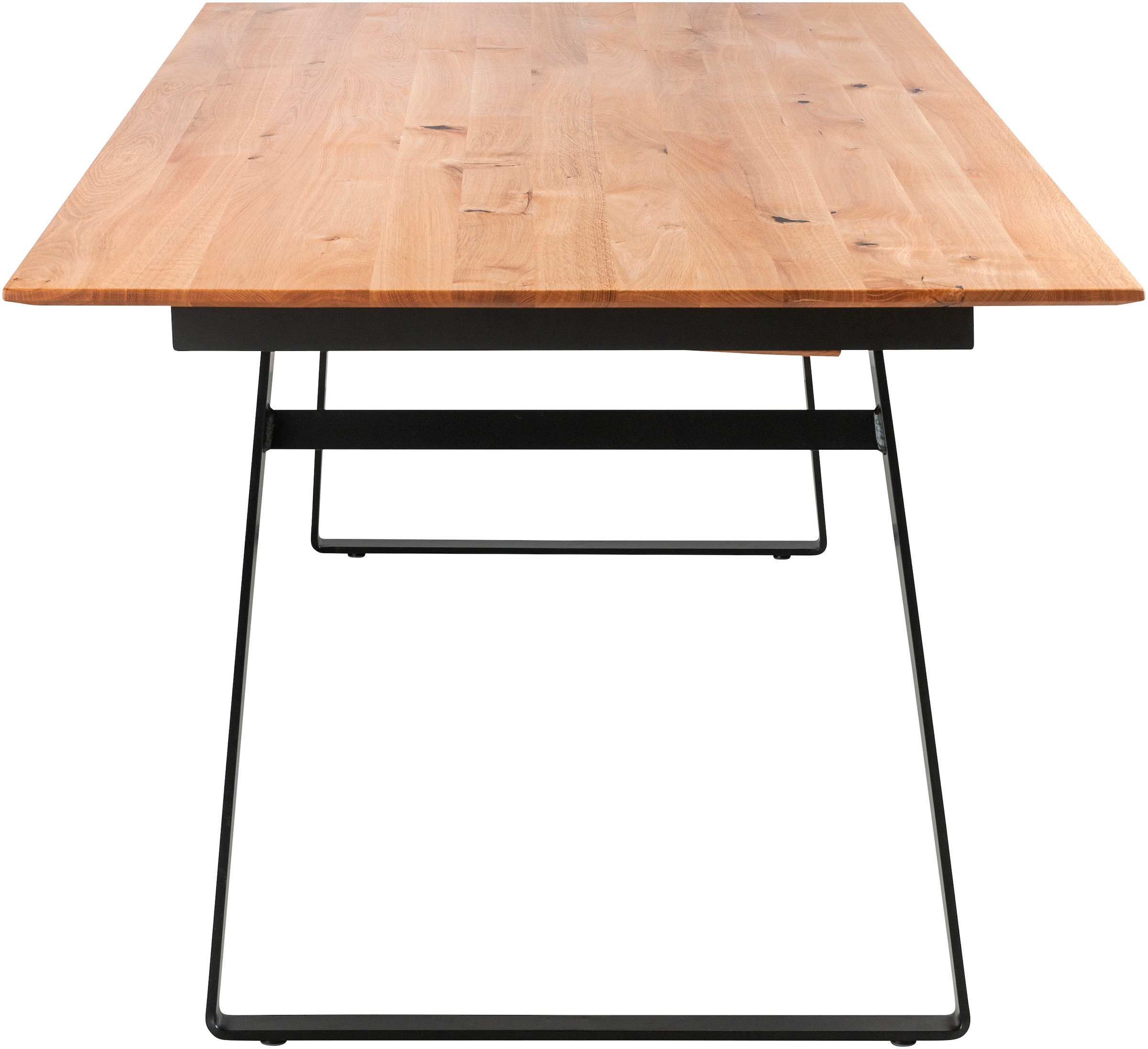 Musterring Esstisch »Tavia« Bügelgestell in 3 Farben,  Platte Charakter-Eiche geölt, ausziehbar