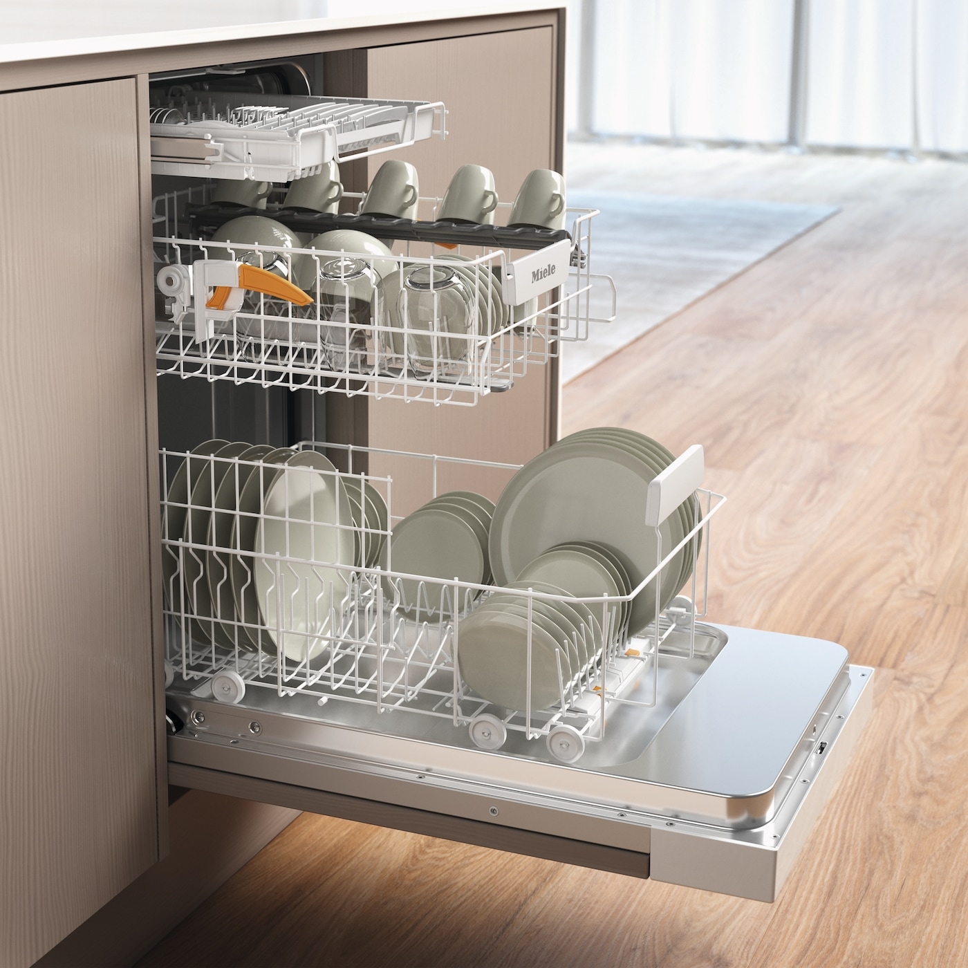 Miele teilintegrierbarer Geschirrspüler »G 5540 SCi SL Active«, 9 Maßgedecke