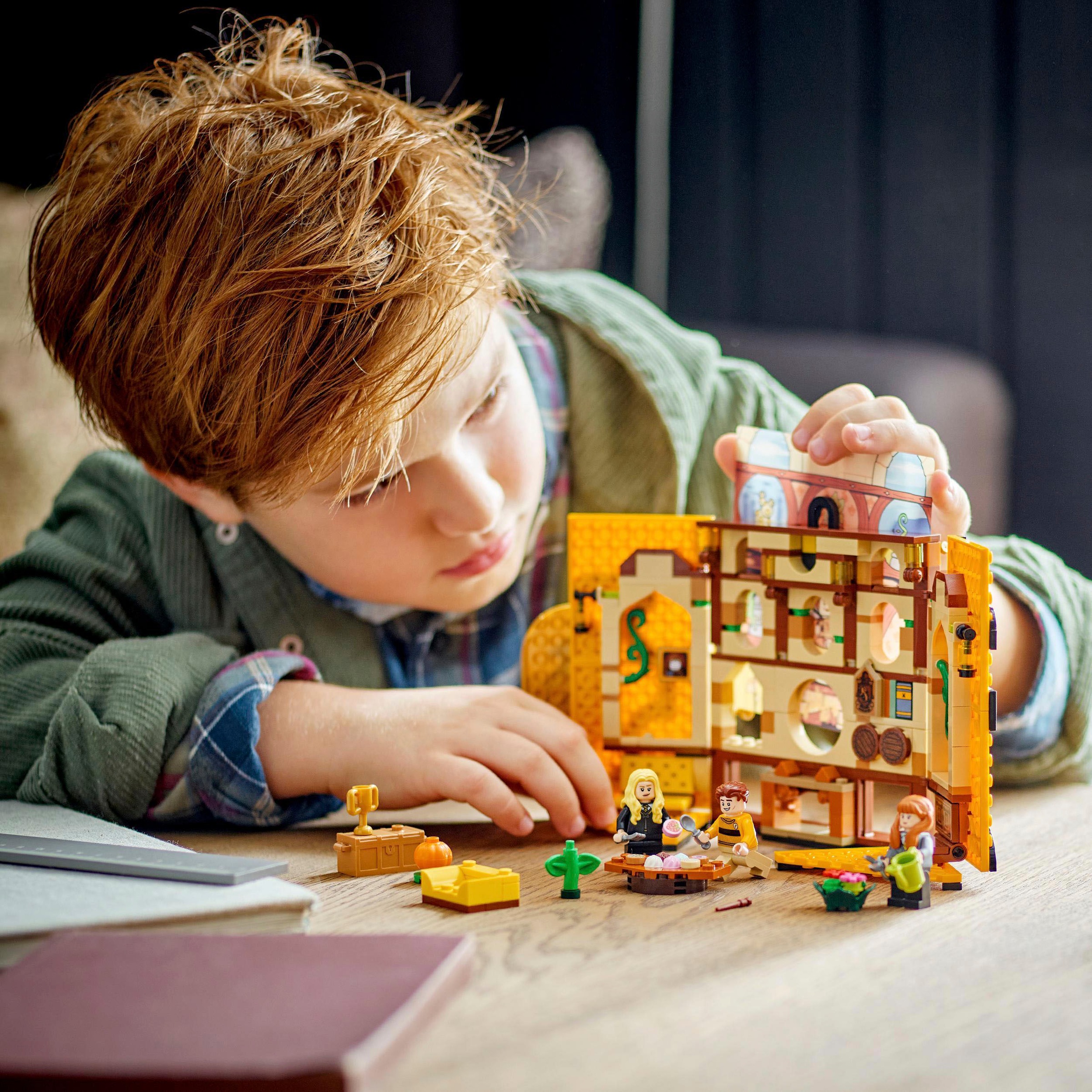 LEGO® Konstruktionsspielsteine »Hausbanner Hufflepuff (76412), LEGO® Harry Potter™«, (313 St.)