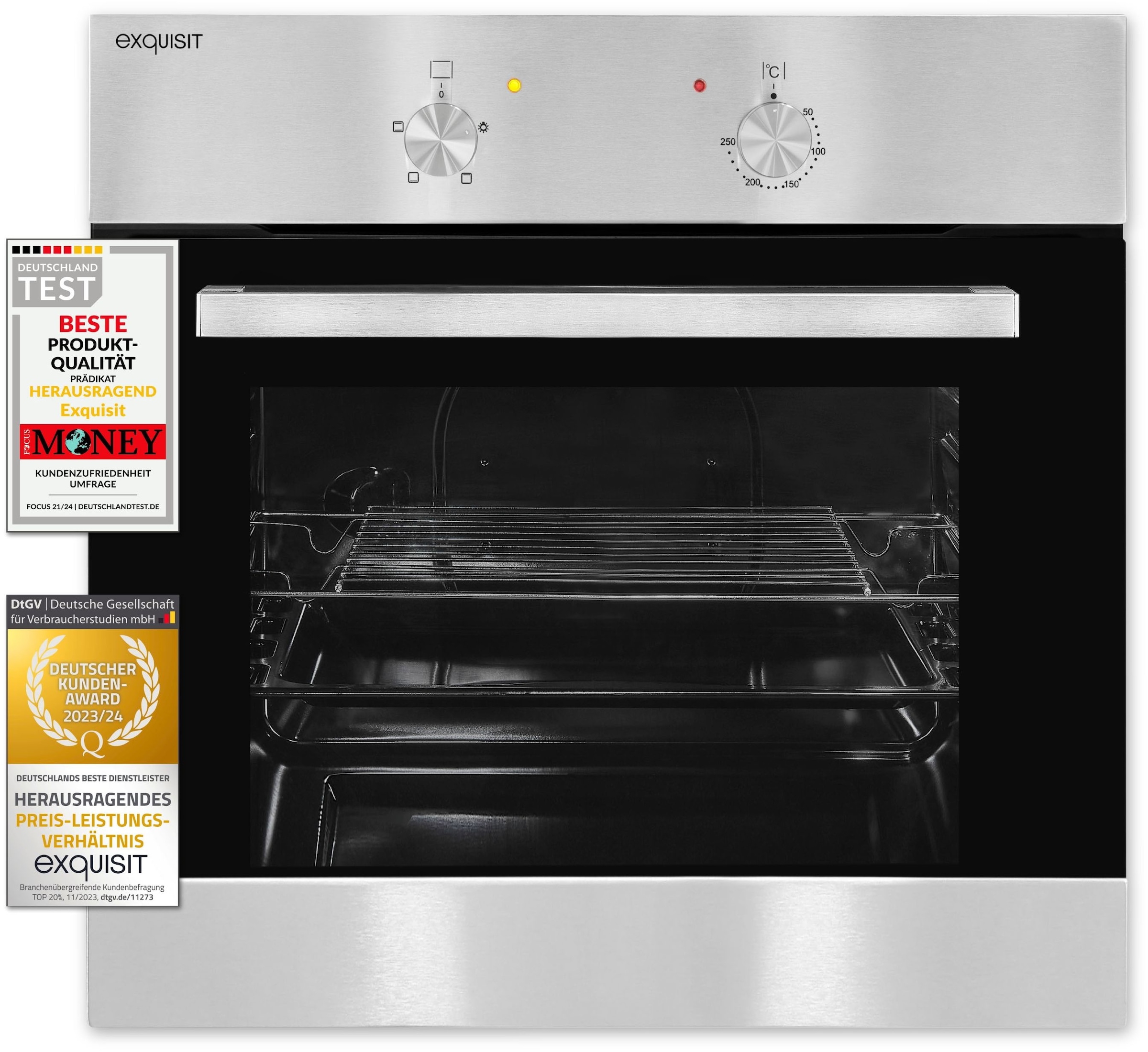exquisit Einbaubackofen  »EBE 555-1.1«