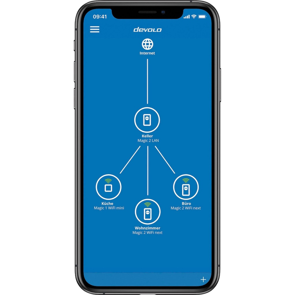 DEVOLO Netzwerk-Adapter »Magic 2 WiFi ac Next Ergänzung (2400Mbit, 2x LAN, Mesh)«