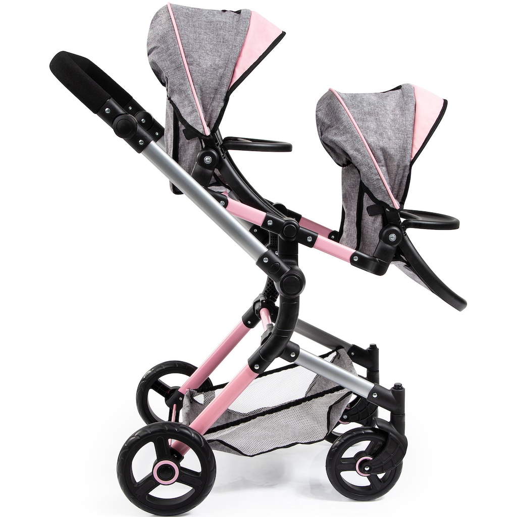 Bayer Puppen-Zwillingsbuggy »Twin Neo, grau«