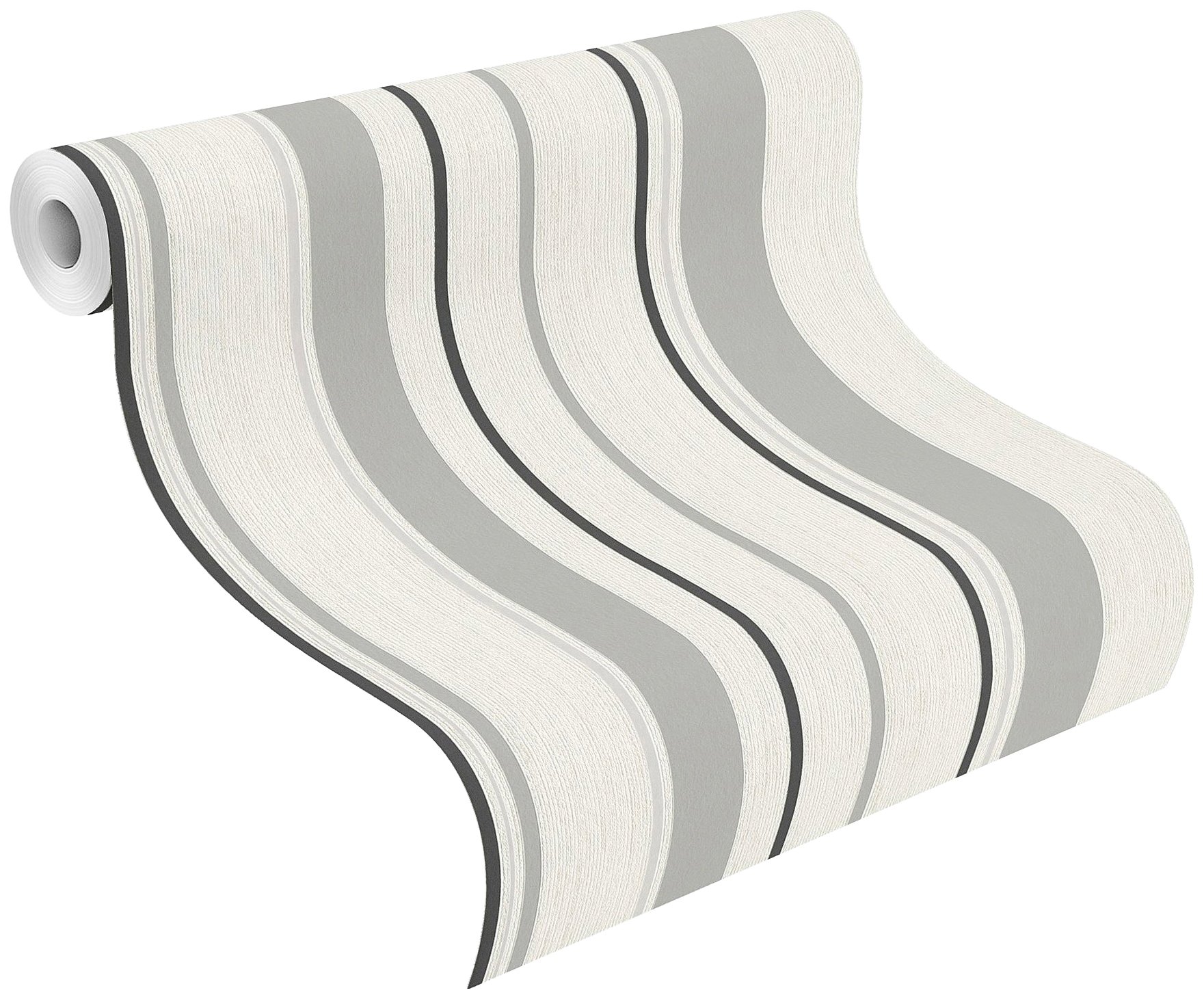 Rasch Vliestapete »#ROCKNROLLE« gestreift | grafisch aufgeschäumt