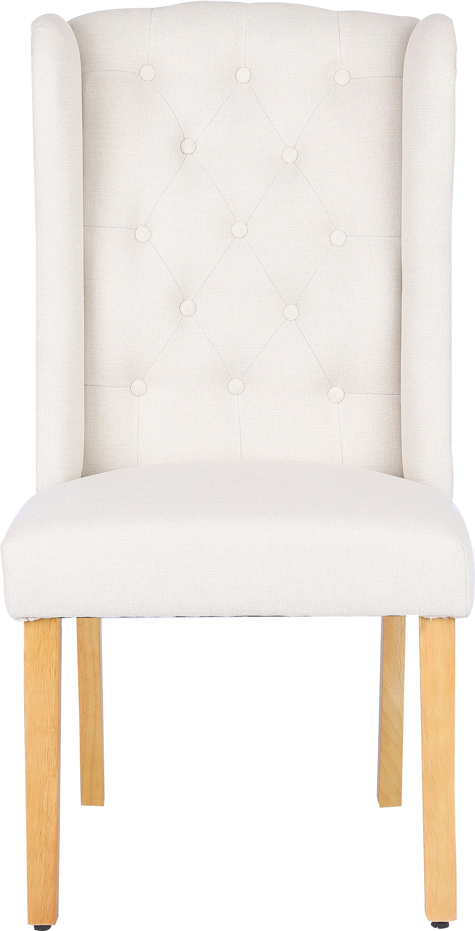 Home affaire Esszimmerstuhl »Liao, TOPSELLER!, 2er-Set«, pflegeleichter Webstoff Bezug, Knopfheftung, Sitzhöhe ca. 50 cm