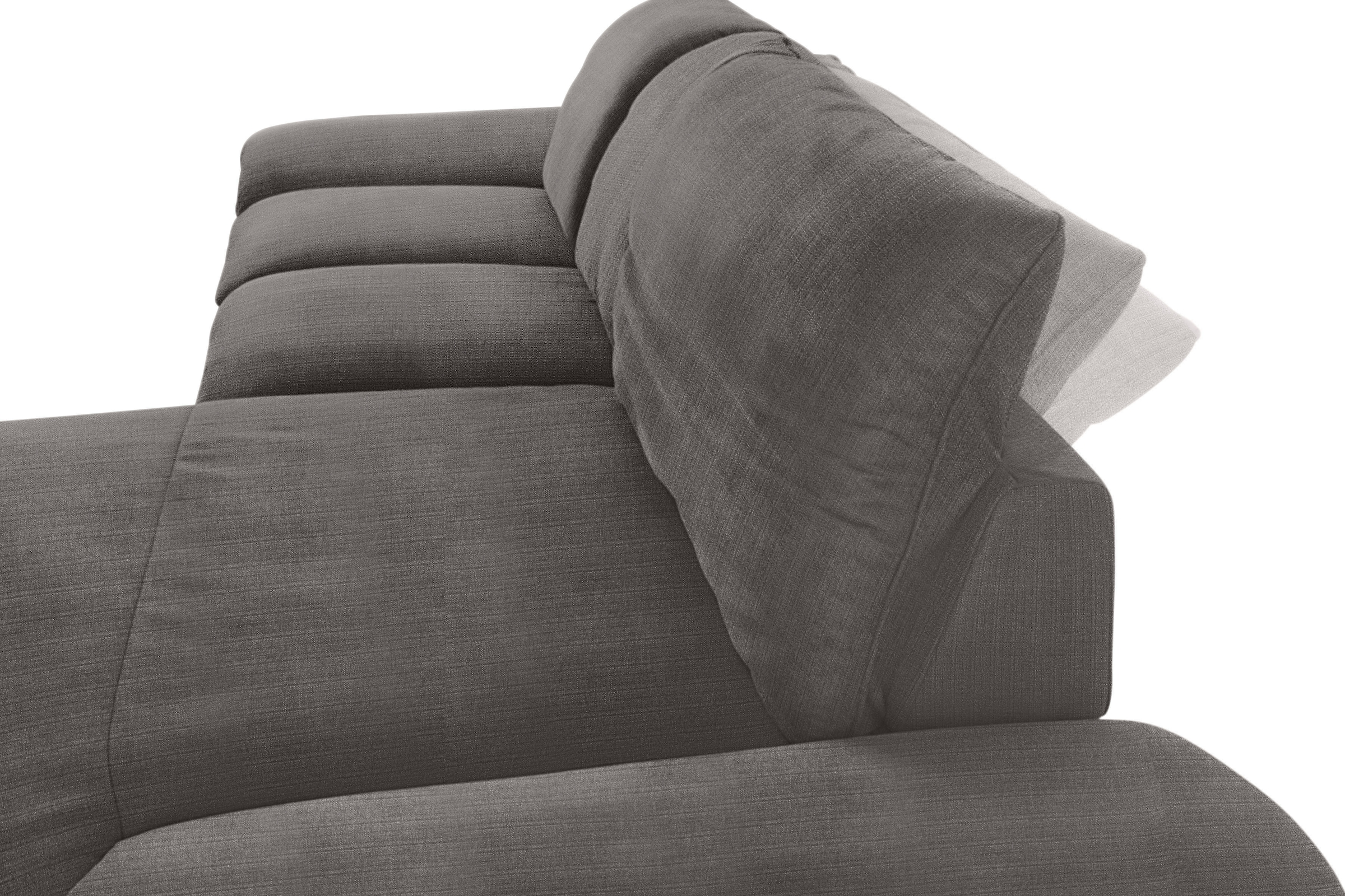 W.SCHILLIG Ecksofa »enjoy&MORE, Designsofa, bequem, zeitlos und elegant, L-Form« Sitztiefenverstellung, Füße bronze pulverbeschichtet, Breite 310 cm