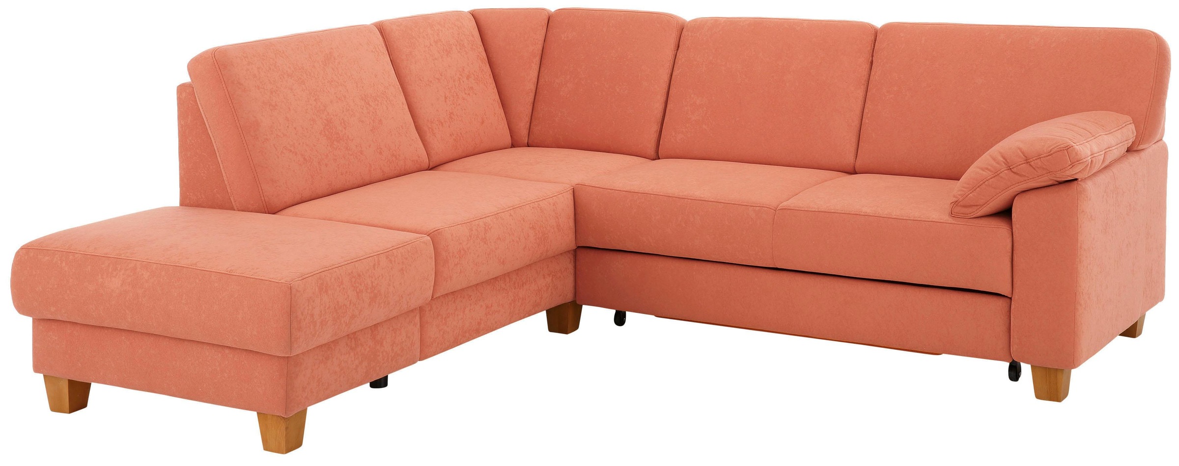 Home affaire Ecksofa »Belfort L-Form«, mit Federkern, wahlweise mit Bettfunktion und Stauraum