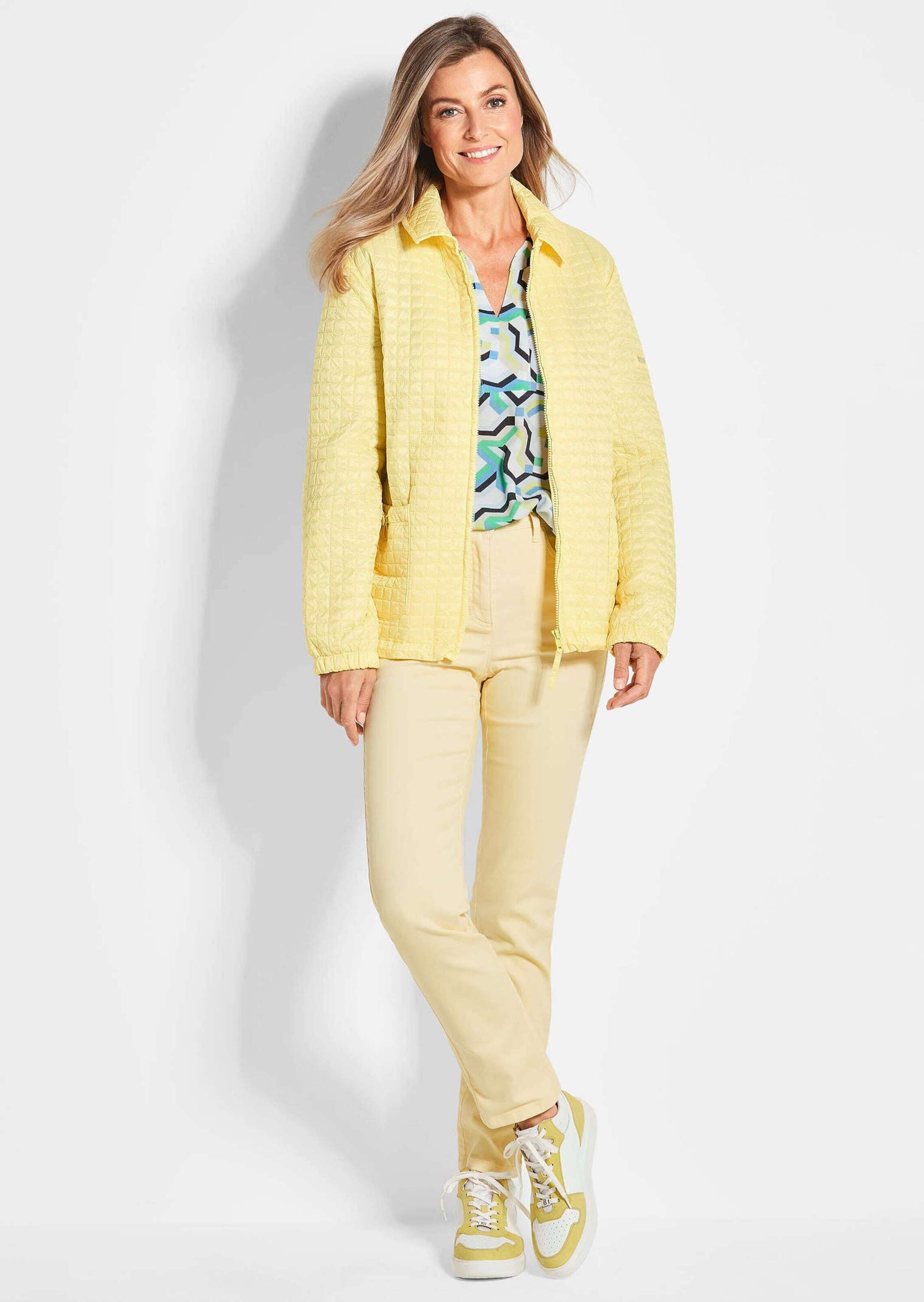 GOLDNER Kurzjacke »Kurzgröße Leichte Jacke mit Waffelstepp« Mit Gummizug im Saum