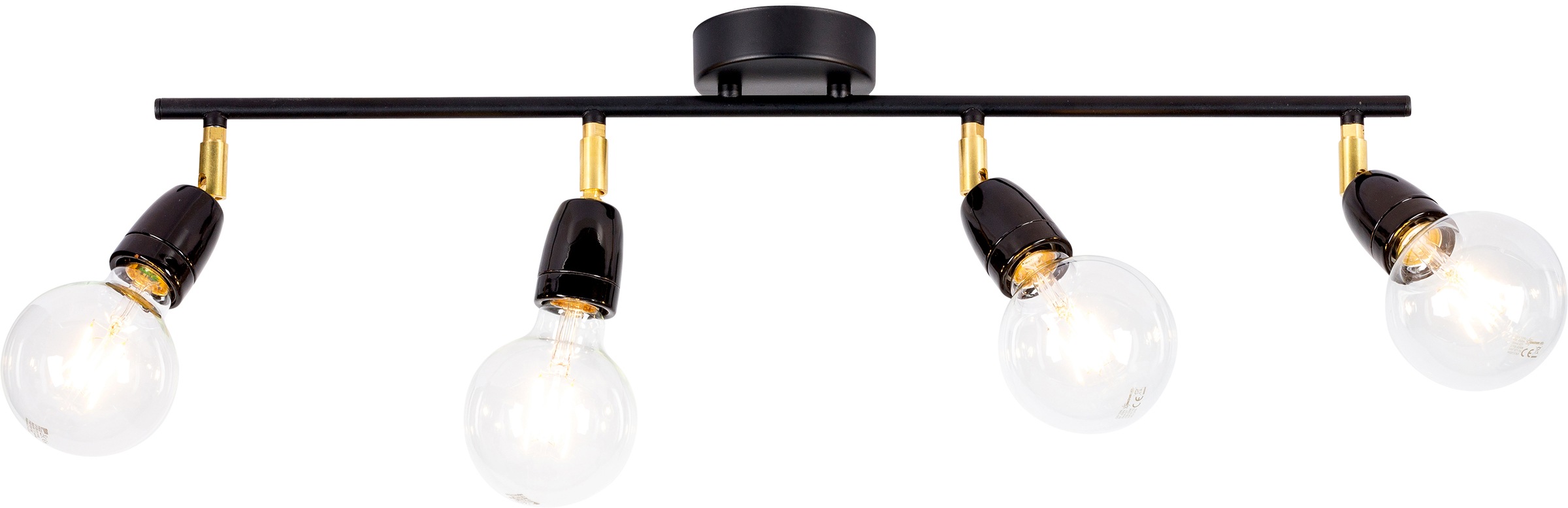 BRITOP LIGHTING Deckenleuchte »Porcia«, 4 flammig, Leuchtmittel E27 | ohne Leuchtmittel-Leuchtmittel wechselbar, Dekorative Leuchte aus Ceramik, passende LM E27- exkl., Made in Europe