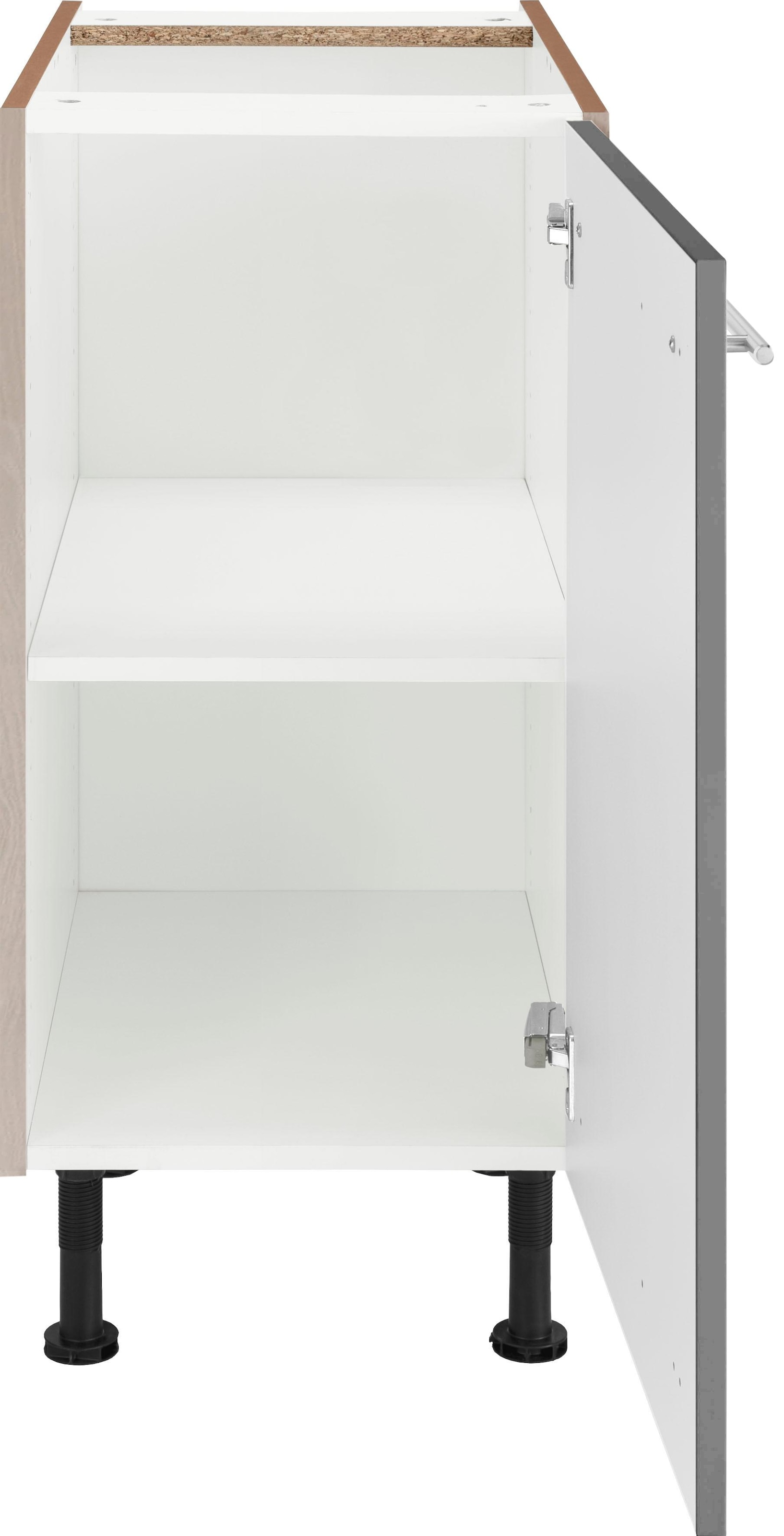 OPTIFIT Unterschrank »Bern«, 30 cm breit, mit 1 Tür mit höhenverstellbaren Füßen, mit Metallgriff