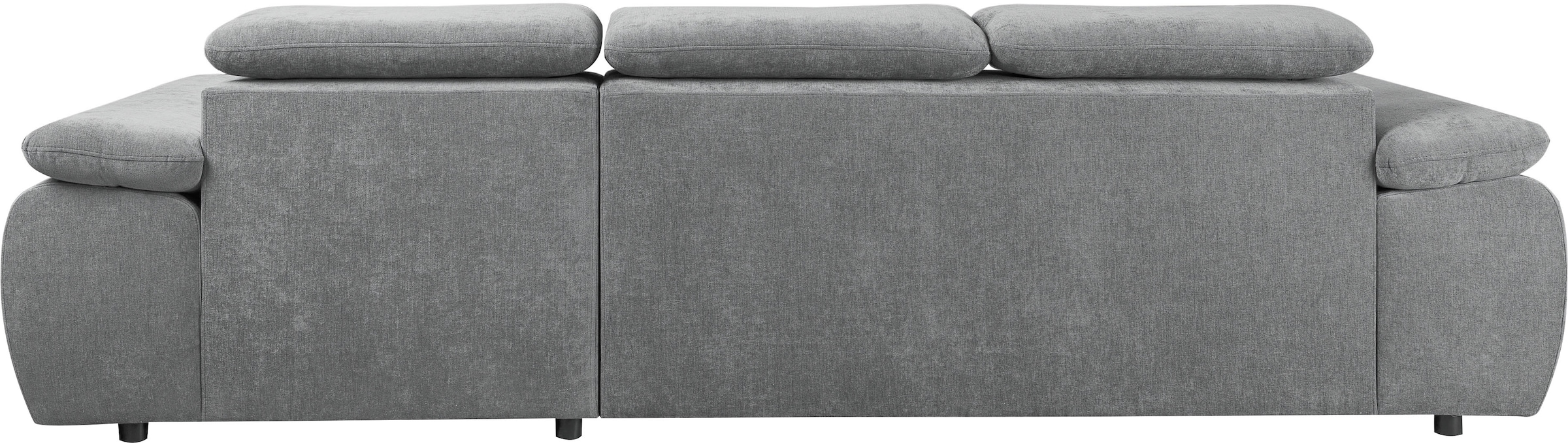WERK2 Ecksofa »Cosmo modern und bequem, Breite 282cm, L-Form« Eckcouch mit Schlaffunktion, Bettkasten & verstellbaren Kopfteilen