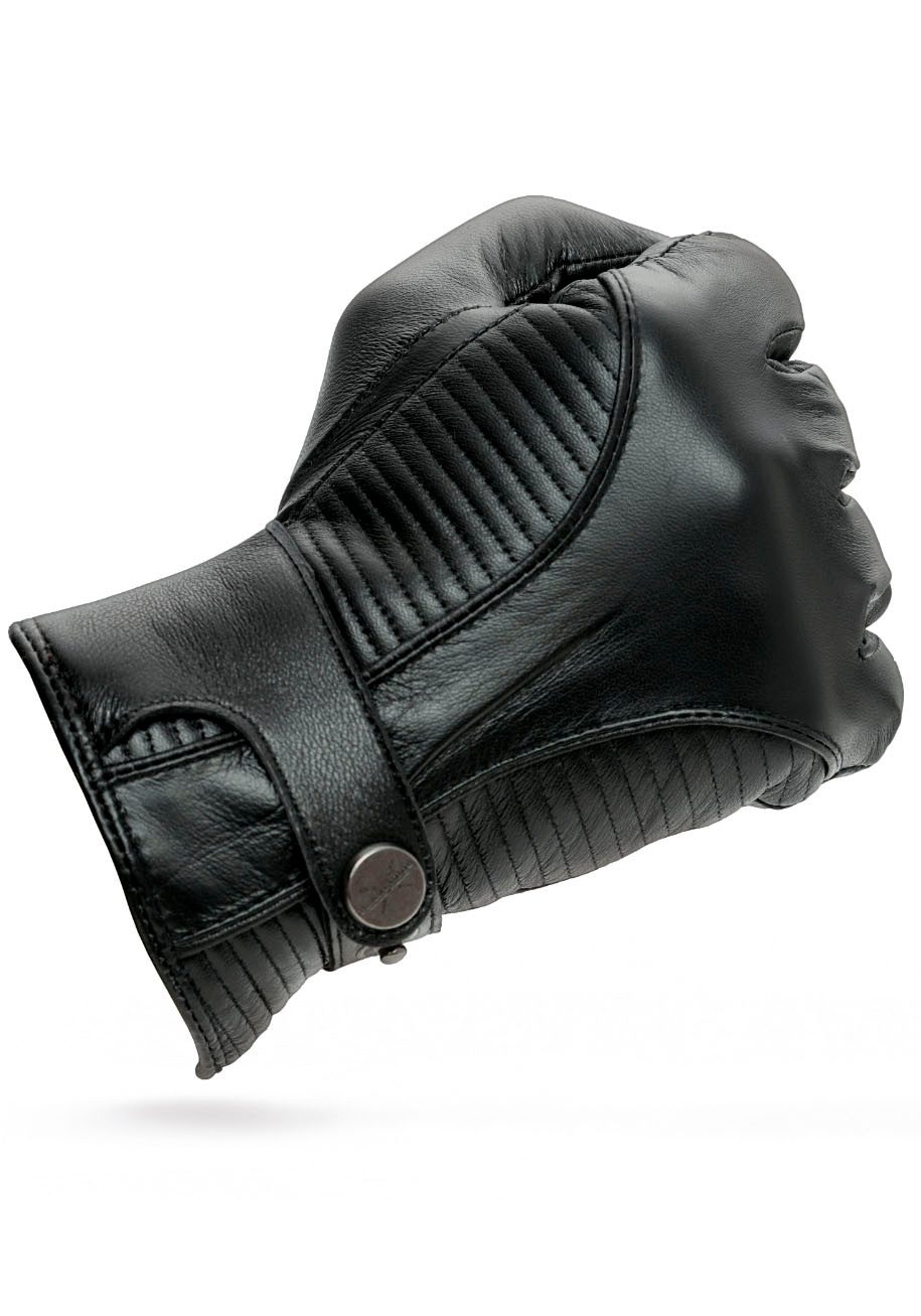 PEARLWOOD Lederhandschuhe, Handinnenfläche mit Polsterung für Fahrkomfort